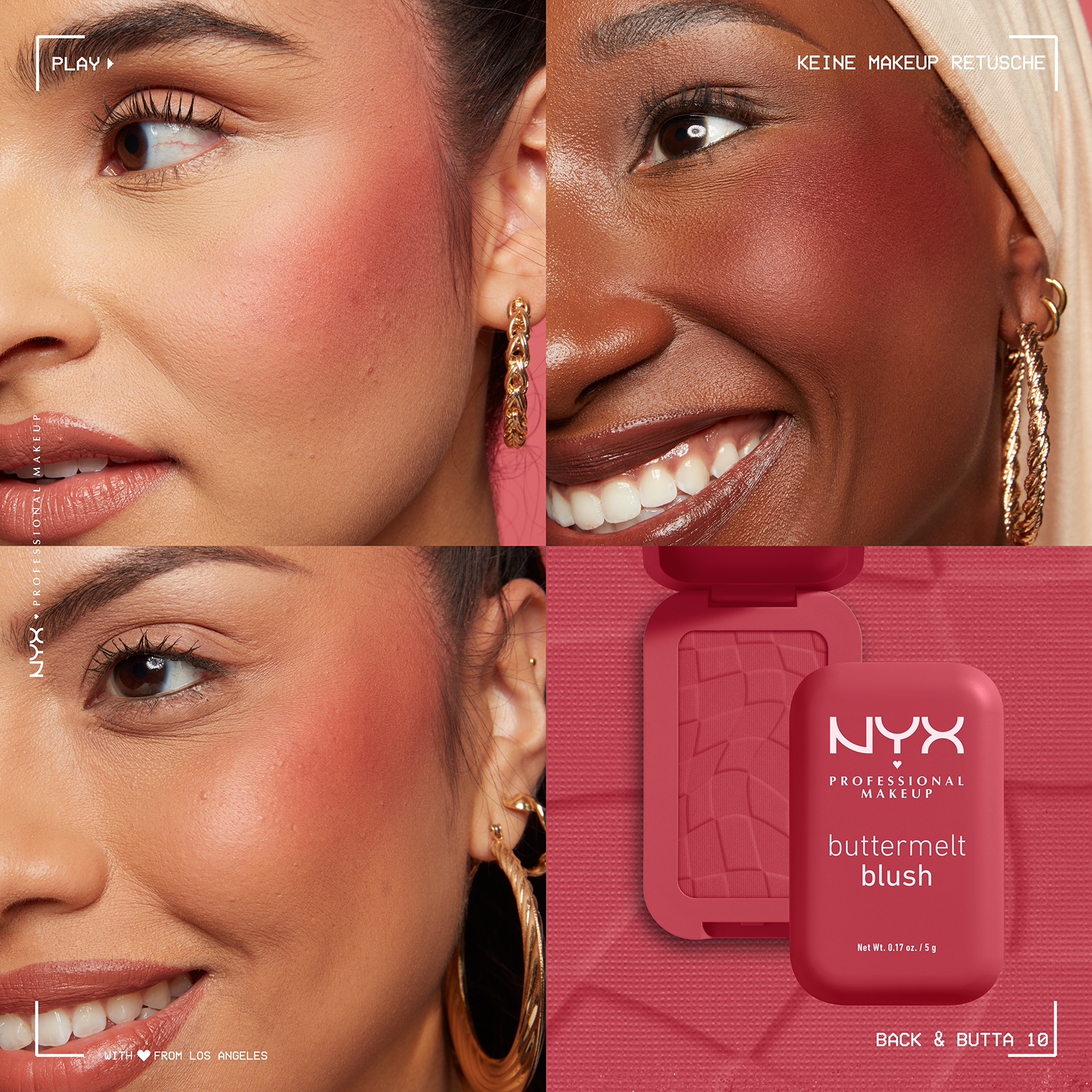 NYX Rouge »Makeup Buttermelt Blush«