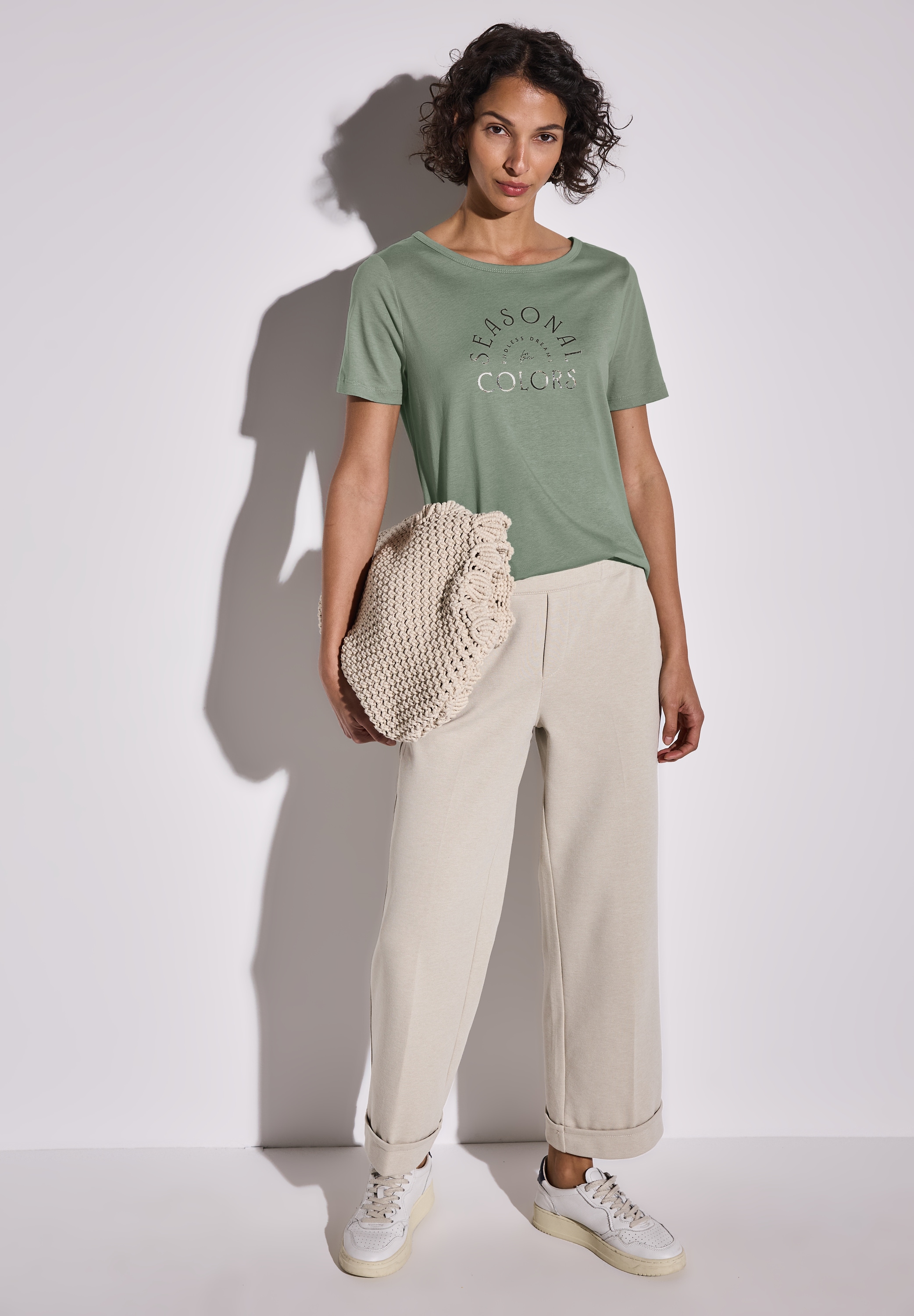 STREET ONE T-Shirt, mit Schriftzug