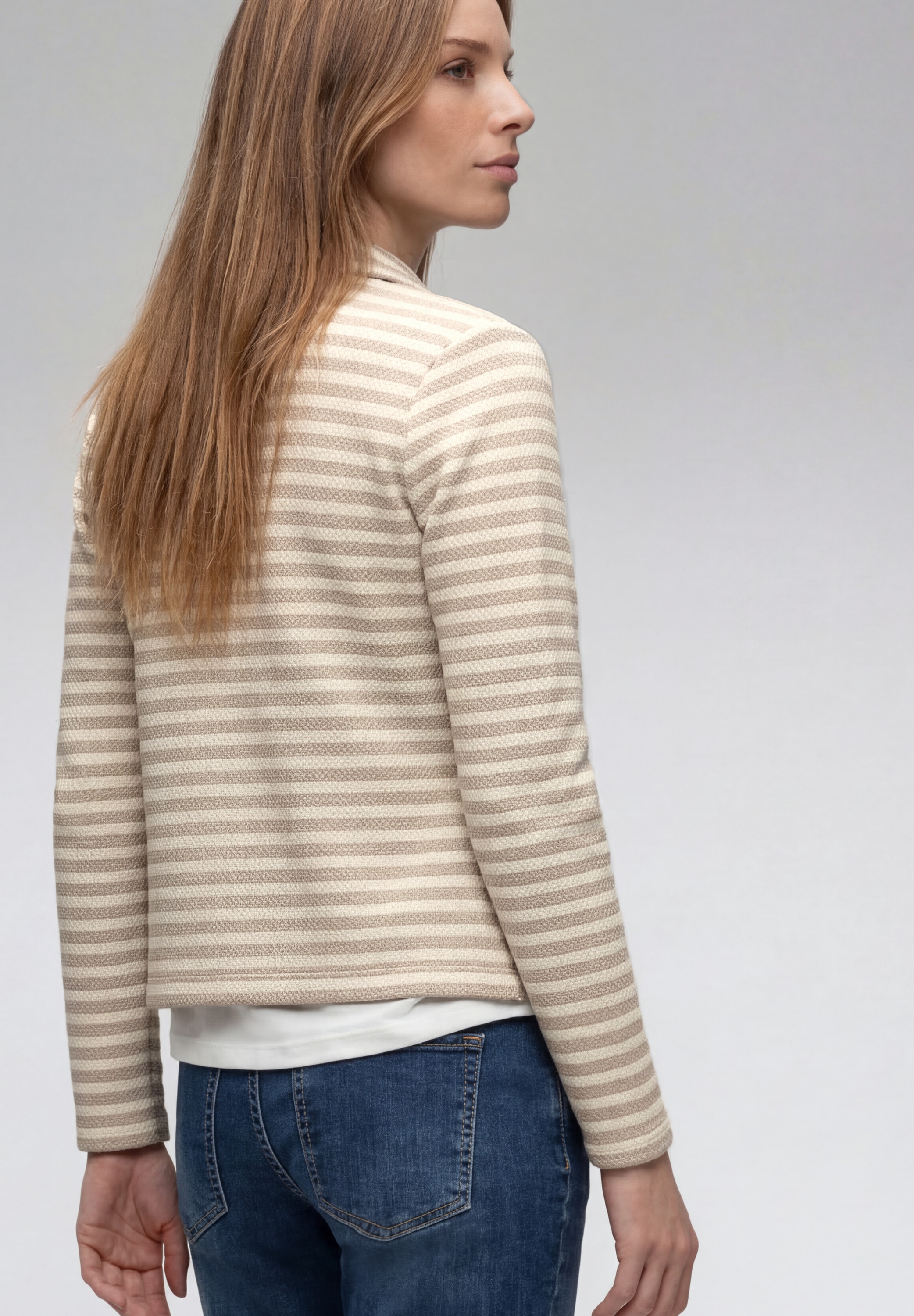 STREET ONE Sweatblazer mit Reverskragen