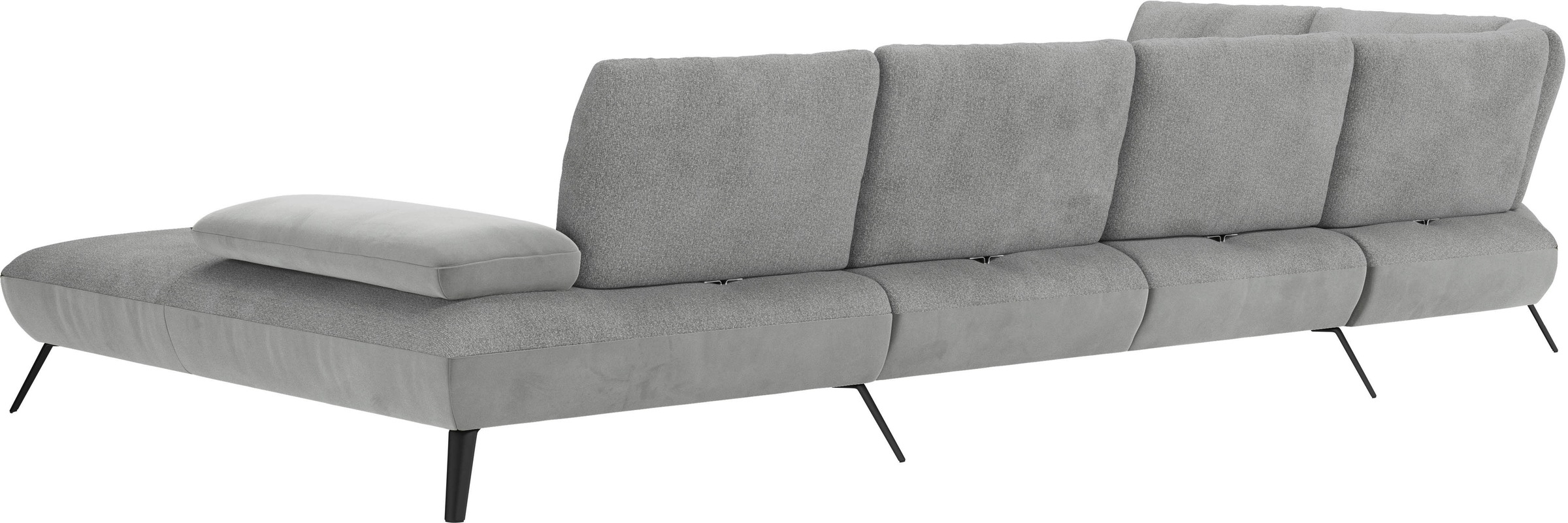 Places of Style Wohnlandschaft »Mikado U-Form«, inkl. Sitztiefenverstellung und Armteilverstellung