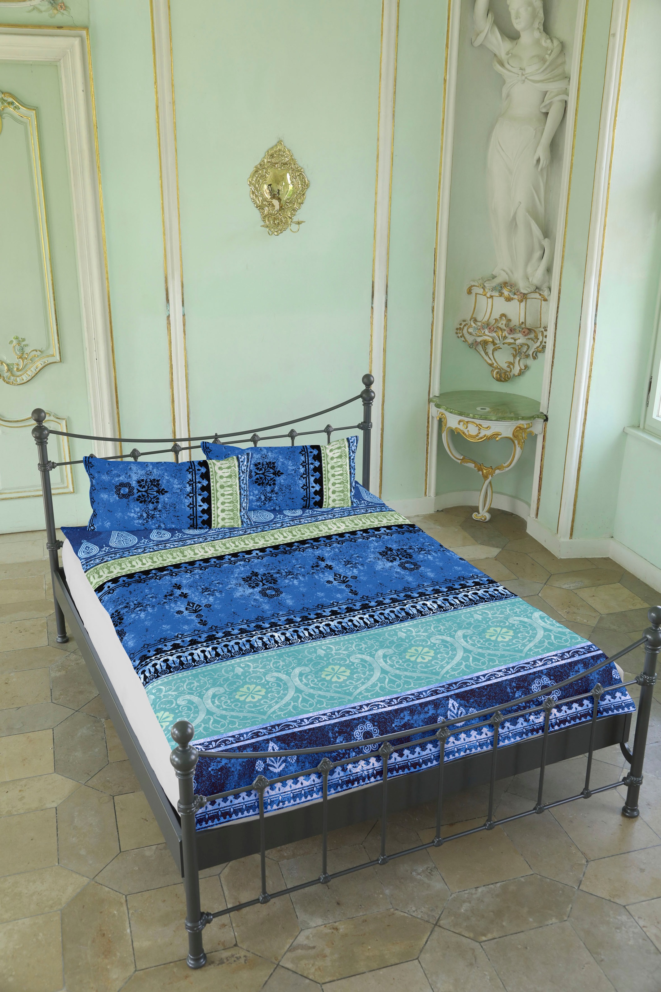 CASATEX Bettwäsche "Indi" 3 Stk. romantisch, orientalisch, weich und gemütl günstig online kaufen