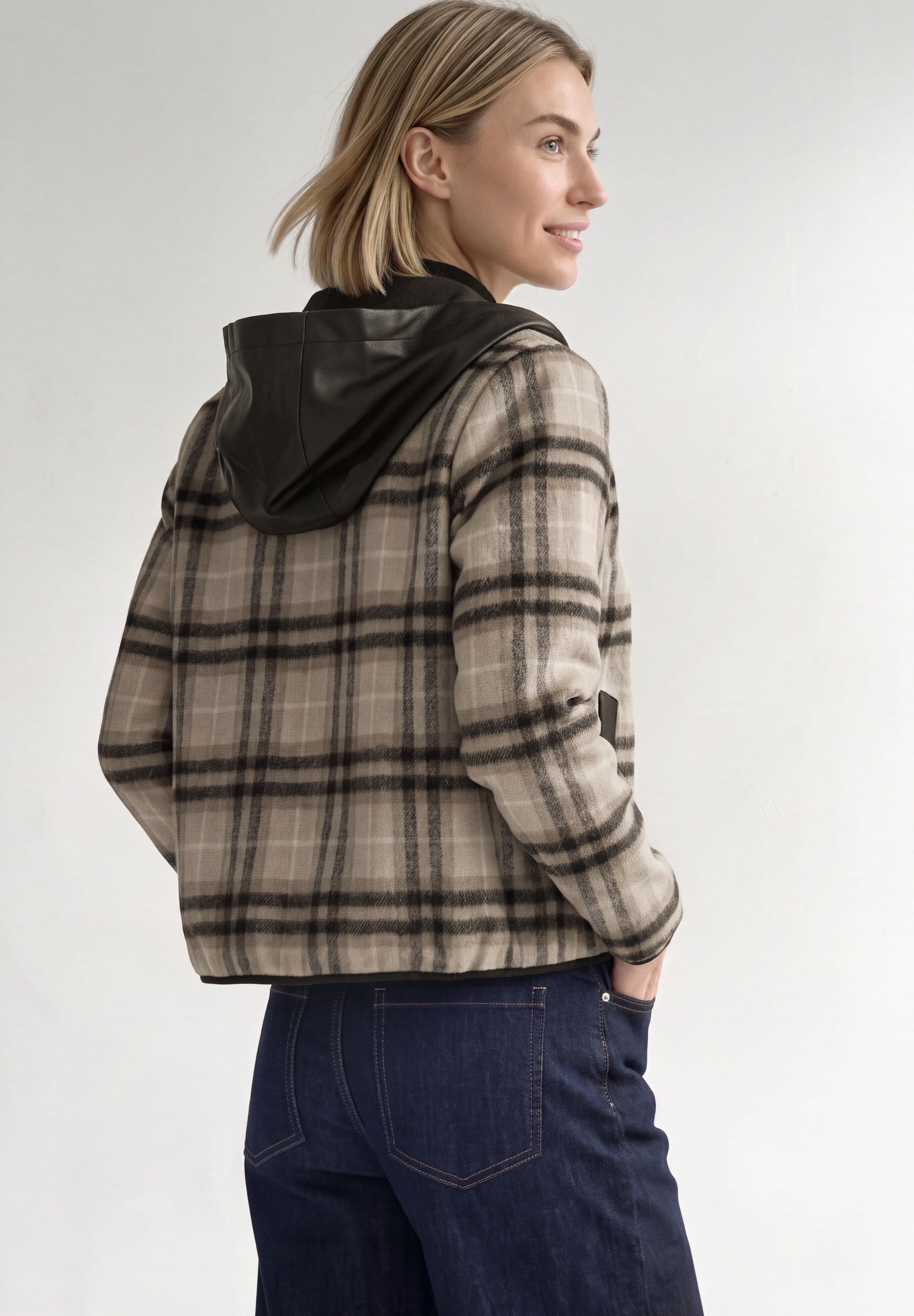 STREET ONE Kurzjacke mit Kapuze mit Kapuze