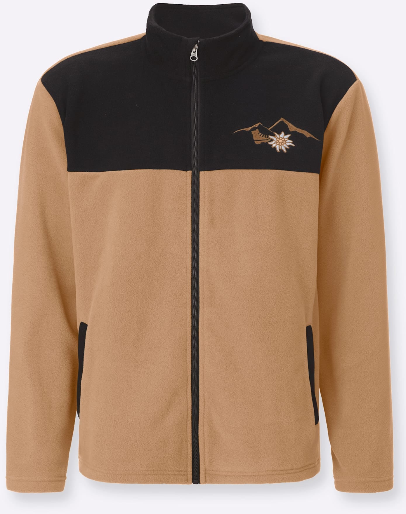 Classic Fleecejacke ohne Kapuze