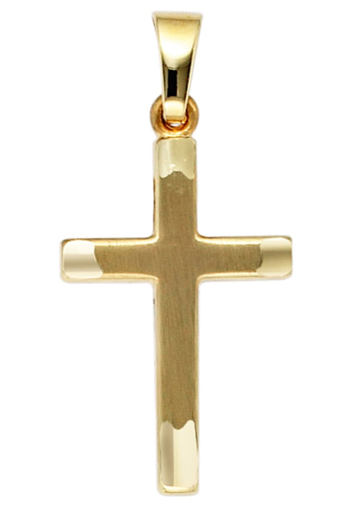 JOBO Kreuzanhänger »Anhänger Kreuz«, 333 Gold