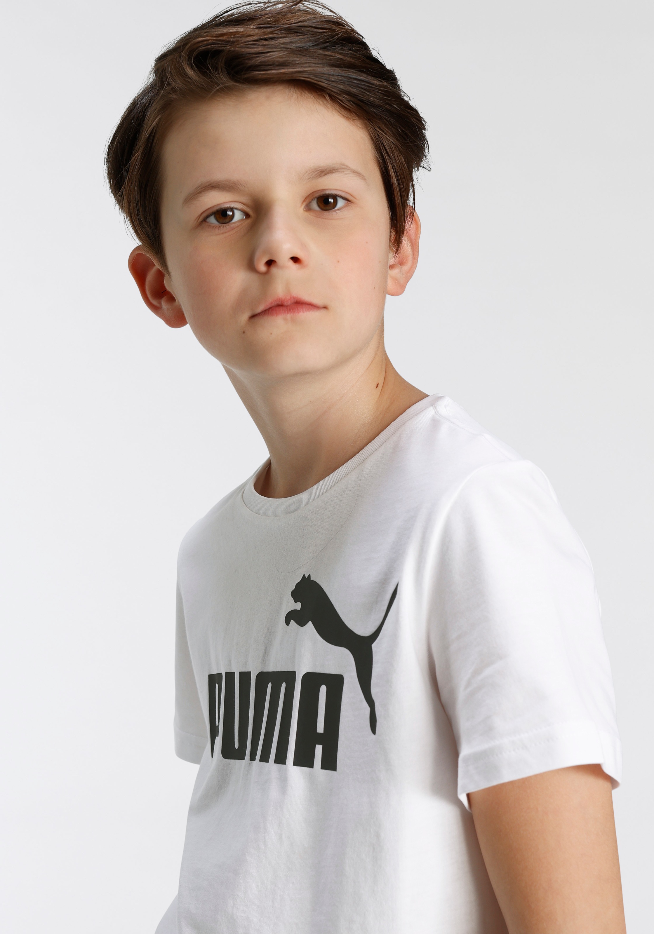 PUMA T-Shirt »ESS LOGO TEE B« ▷ für | BAUR | Sport-T-Shirts