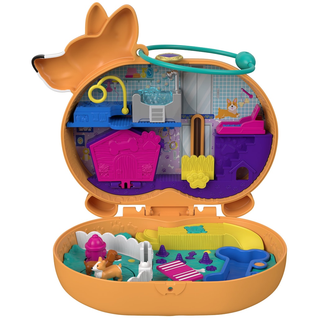 Polly Pocket Spielwelt »Corgi-Hundehotel Schatulle«