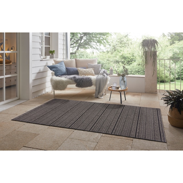 freundin Home Collection Teppich »Frya«, rechteckig, In-und Outdoor geeignet,  Strapazierfähig und pflegeleicht, Flachgewebe bestellen | BAUR
