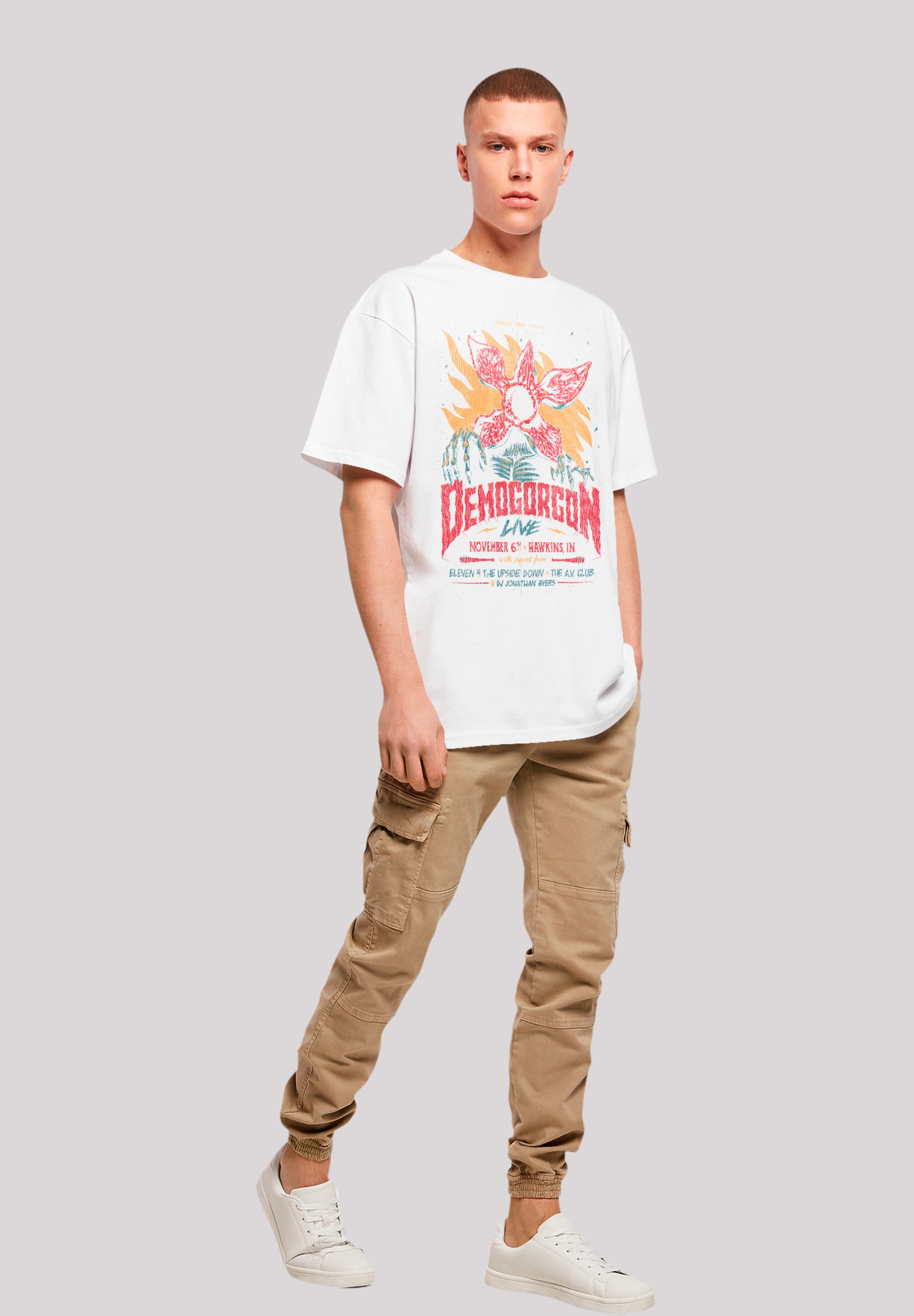 F4NT4STIC T-Shirt »Stranger Things Demogorgon Poster«, Premium Qualität