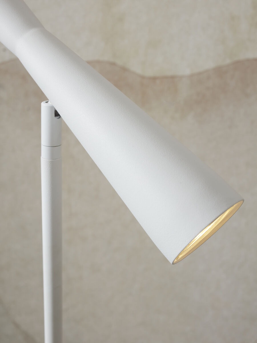 IT'S ABOUT ROMI Stehlampe "BORDEAUX", weiß, 1, Ø 6cm H: 145,5cm, Leuchten, Gutes leselicht, Stehlampe 2