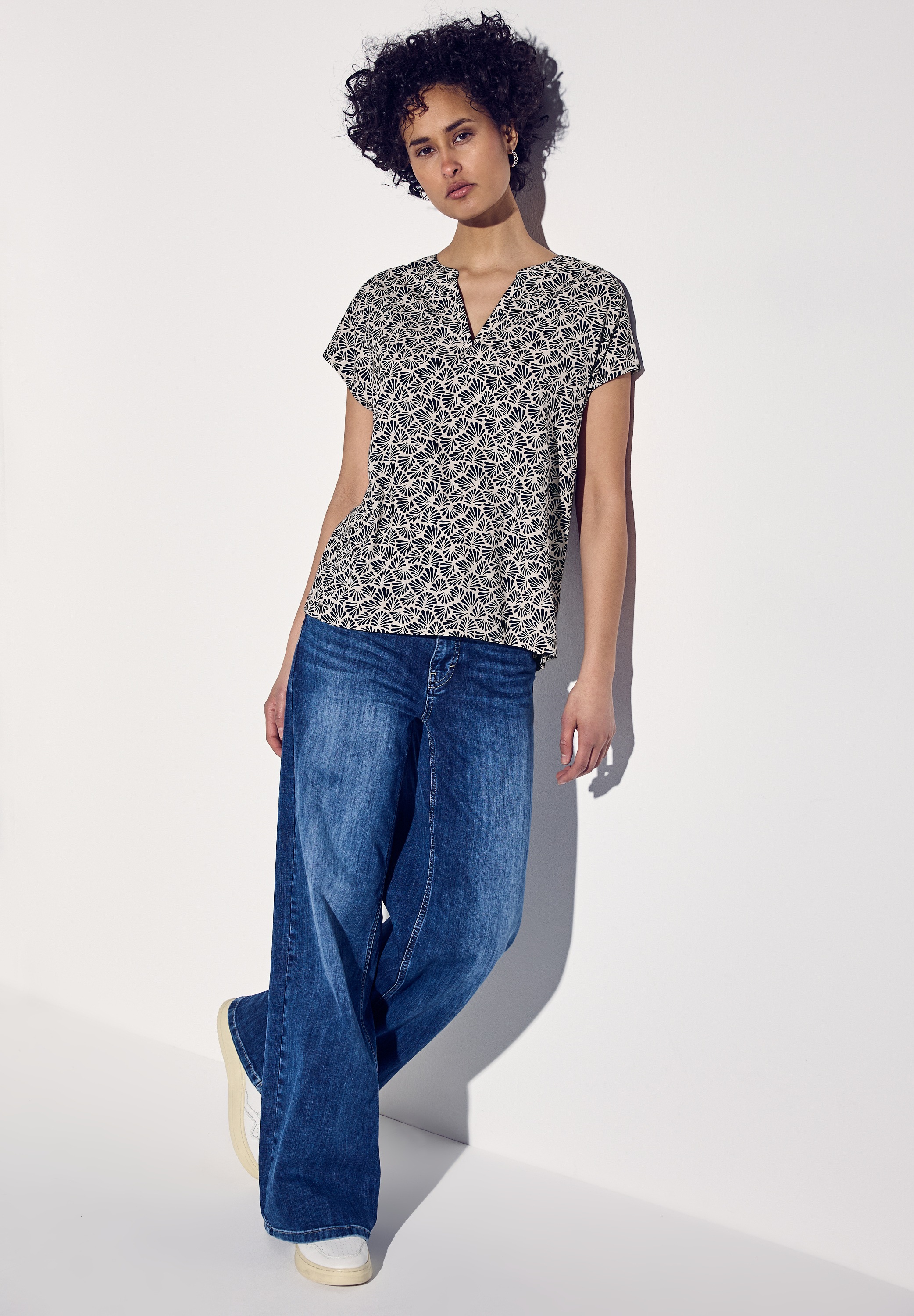 STREET ONE Hemdbluse aus softer Viskose