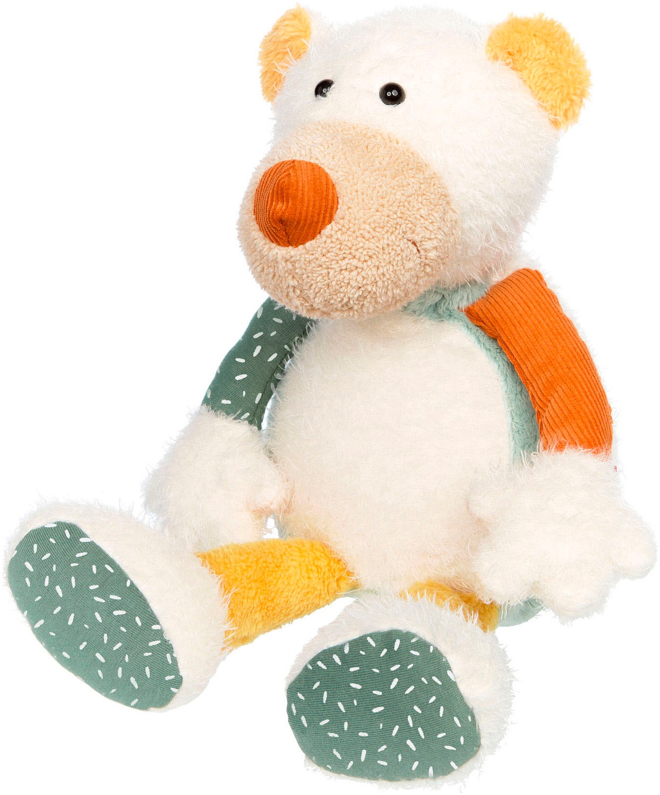 Sigikid Kuscheltier »Patchwork Sweety Yellow, Eisbär«