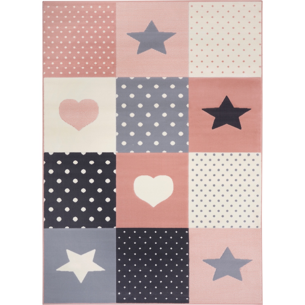 HANSE Home Kinderteppich »Pretty Patchwork«, rechteckig