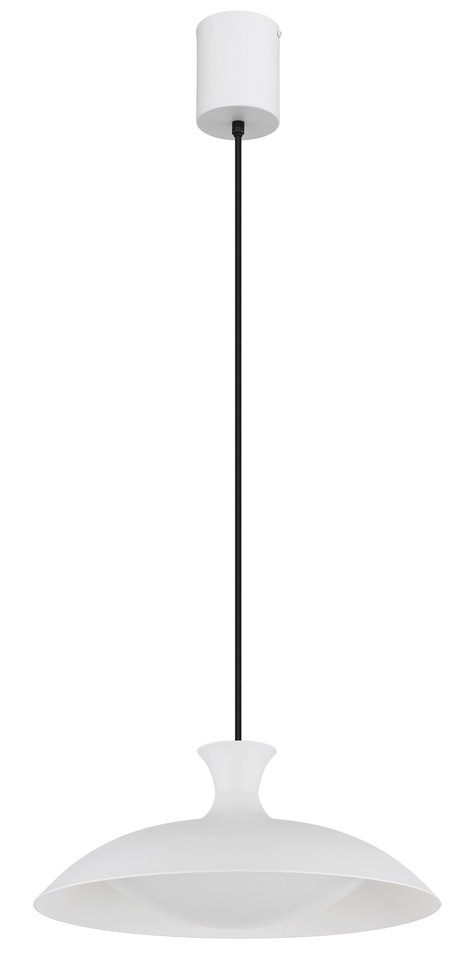 GLOBO LIGHTING Hängeleuchte "ROCHA", weiß matt, 1, Ø 40cm H: 150cm, 1 Stk., Leuchten, LED Hängeleuchte für Esszimmer weiß modern, Hängeleuchte 2