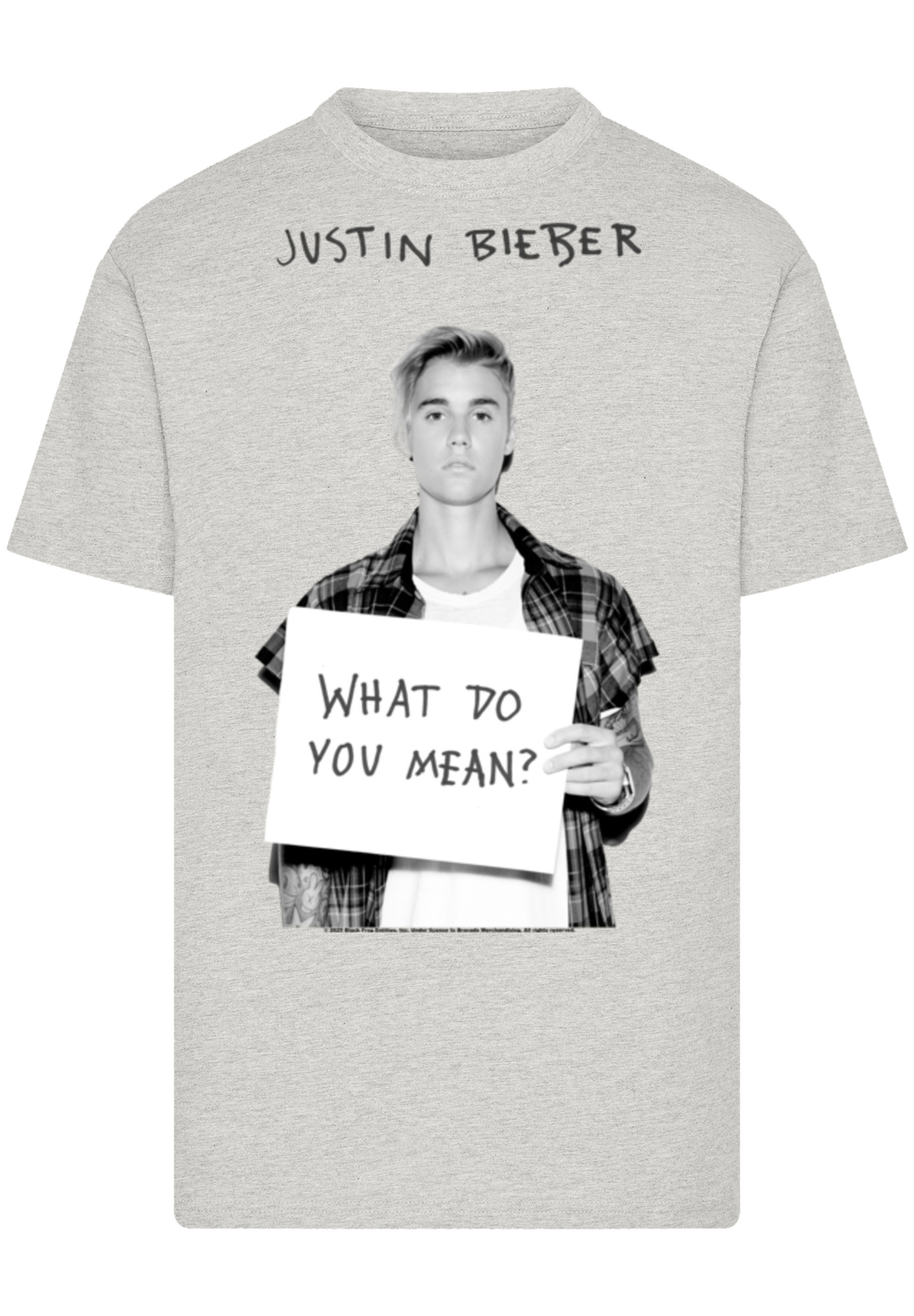 F4NT4STIC T-Shirt "Justin Bieber What Do You Mean", Premium Qualität günstig online kaufen