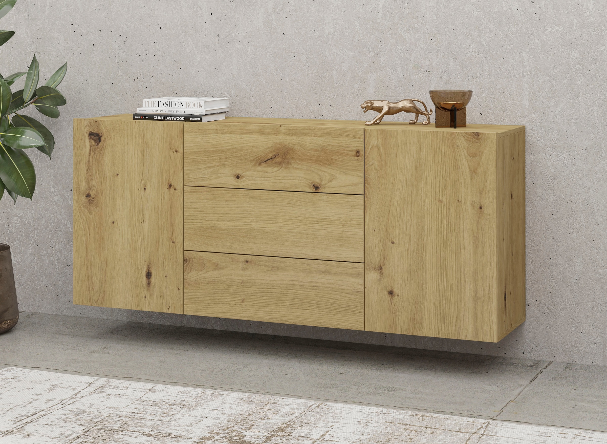 INOSIGN Sideboard "Ava, Breite 140 cm, hängend und stehend montierbar", mod günstig online kaufen