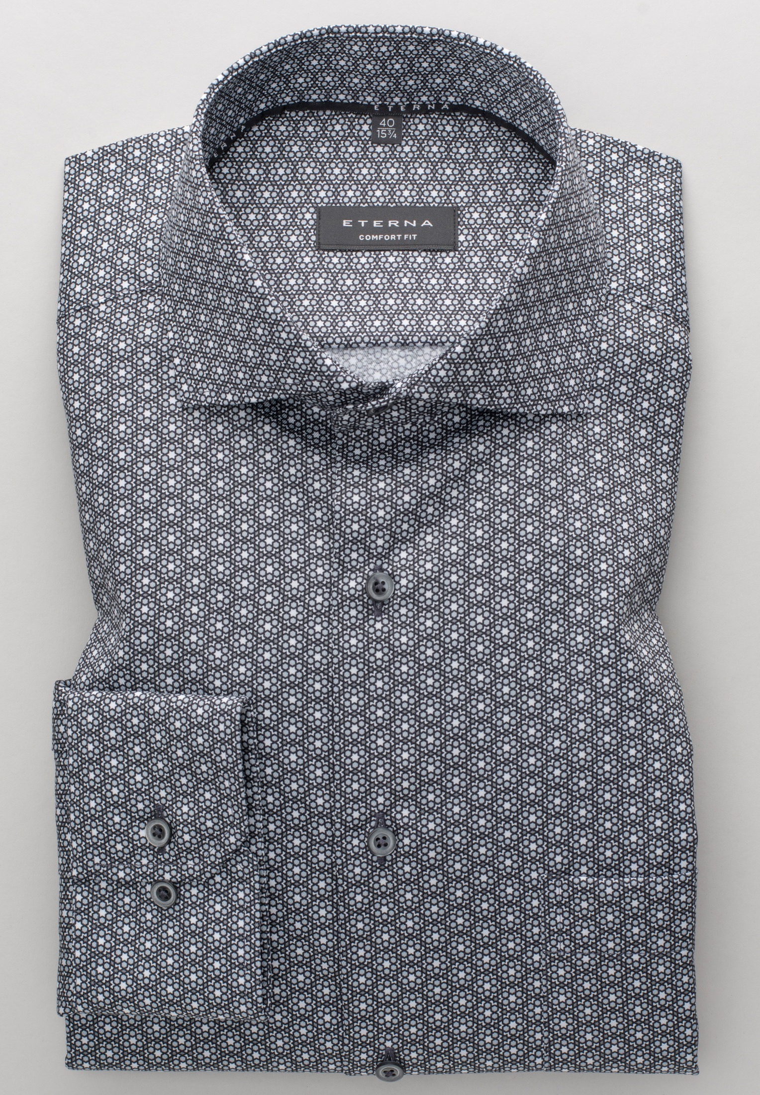 Eterna Langarmhemd »COMFORT FIT« NON IRON (bügelfrei)