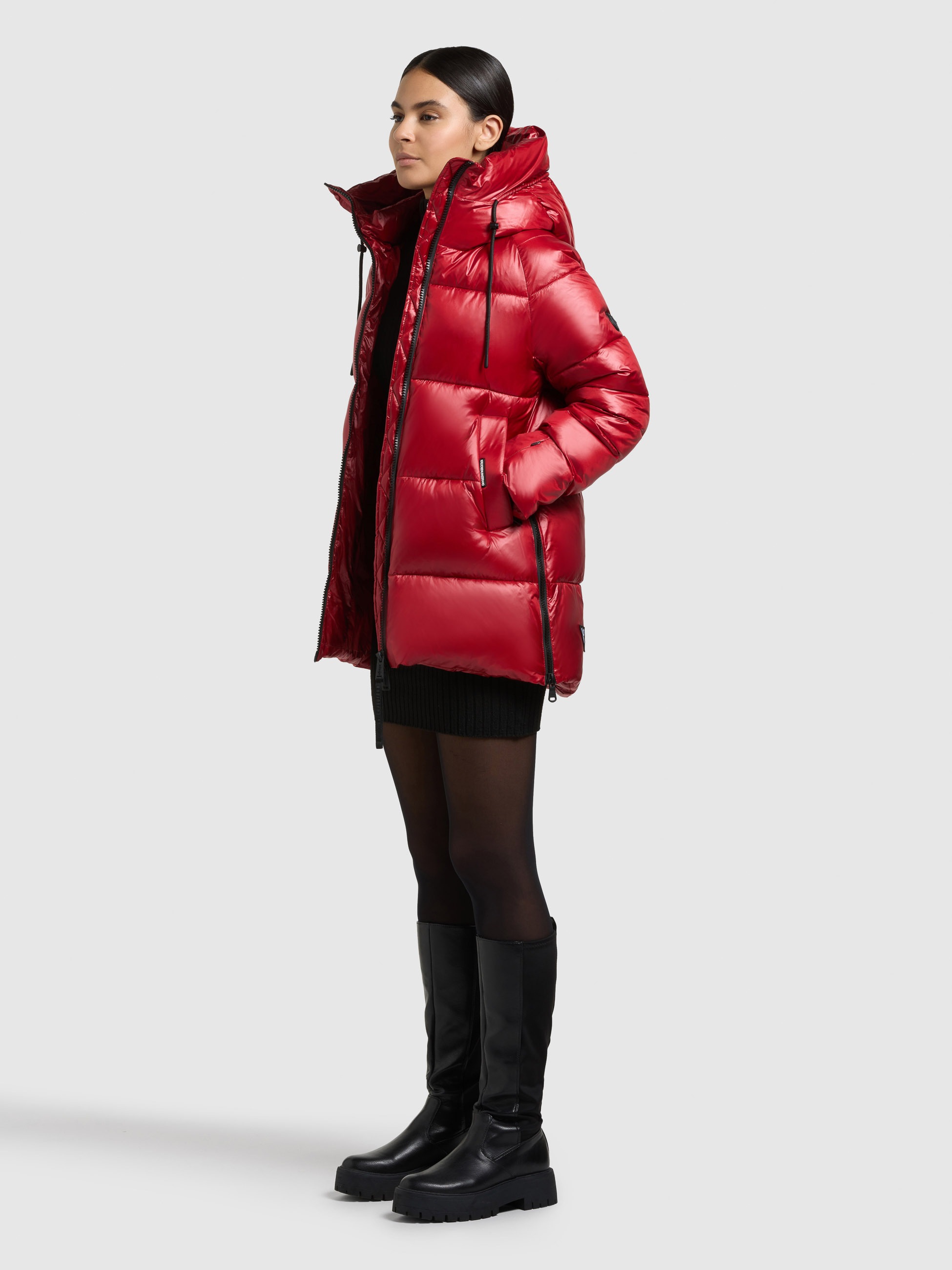 khujo Steppjacke »CARA« mit Kapuze