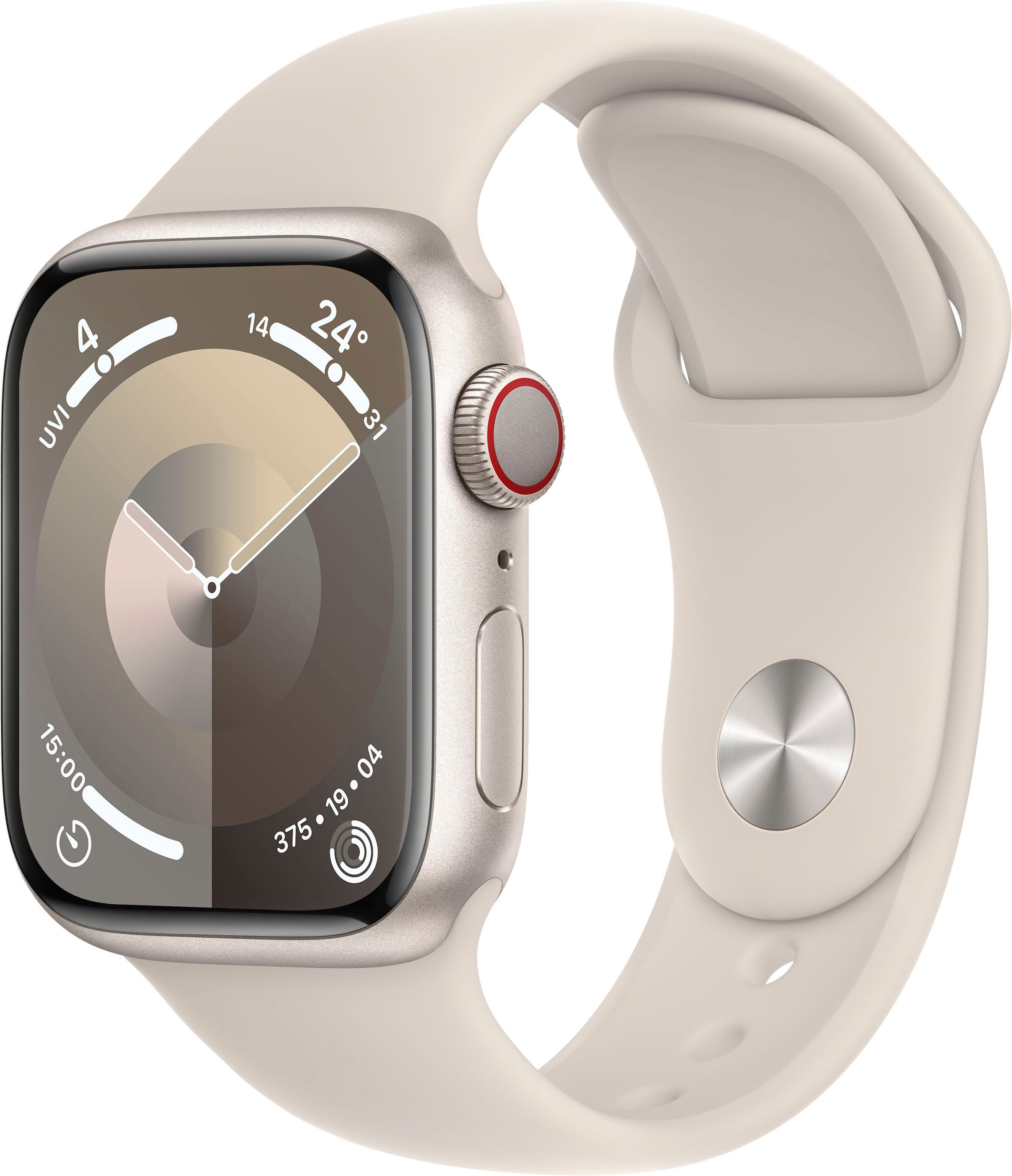 Smartwatch »Watch Series 9 GPS + Cellular 41mm Aluminium M/L«, (Watch OS 10 Sport Band)