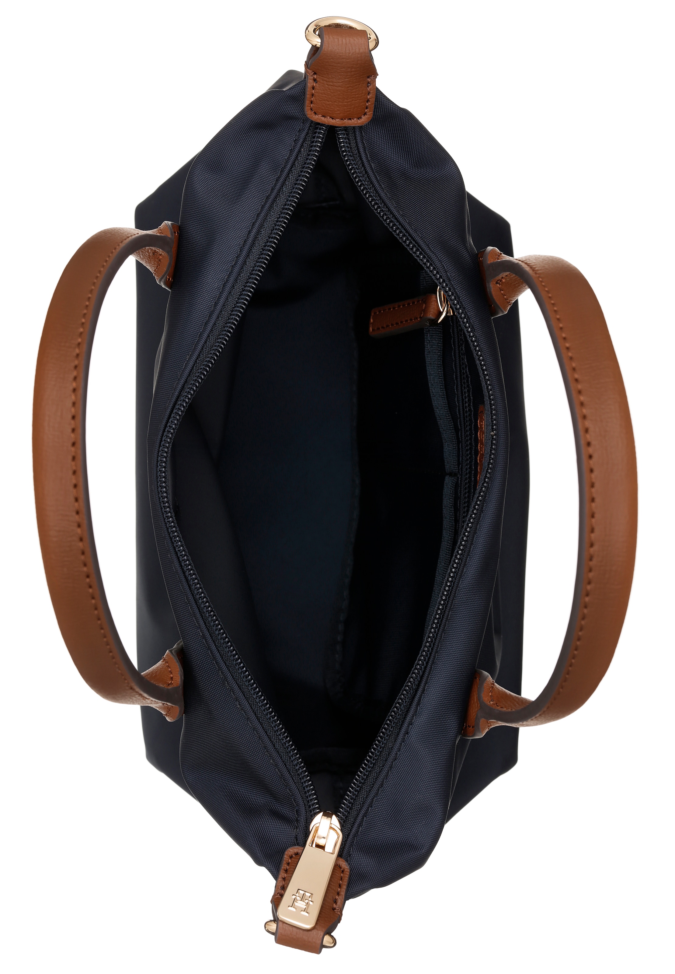 Tommy Hilfiger Tragetasche »POPETTE MINI TOTE«, Damen Umhängetasche, Minibag mit abnehmbarem Riemen