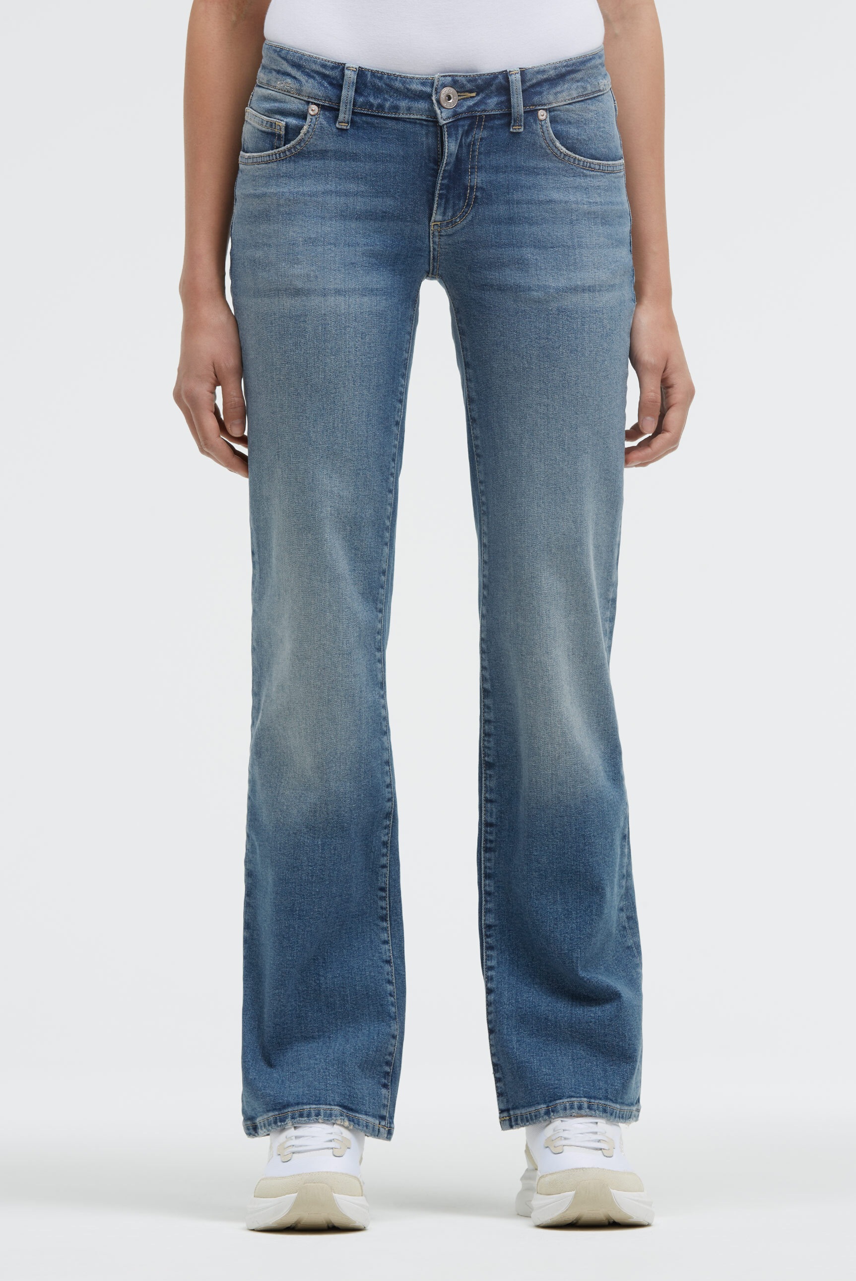 SOCCX Regular-fit-Jeans mit niedriger Leibhöhe günstig online kaufen
