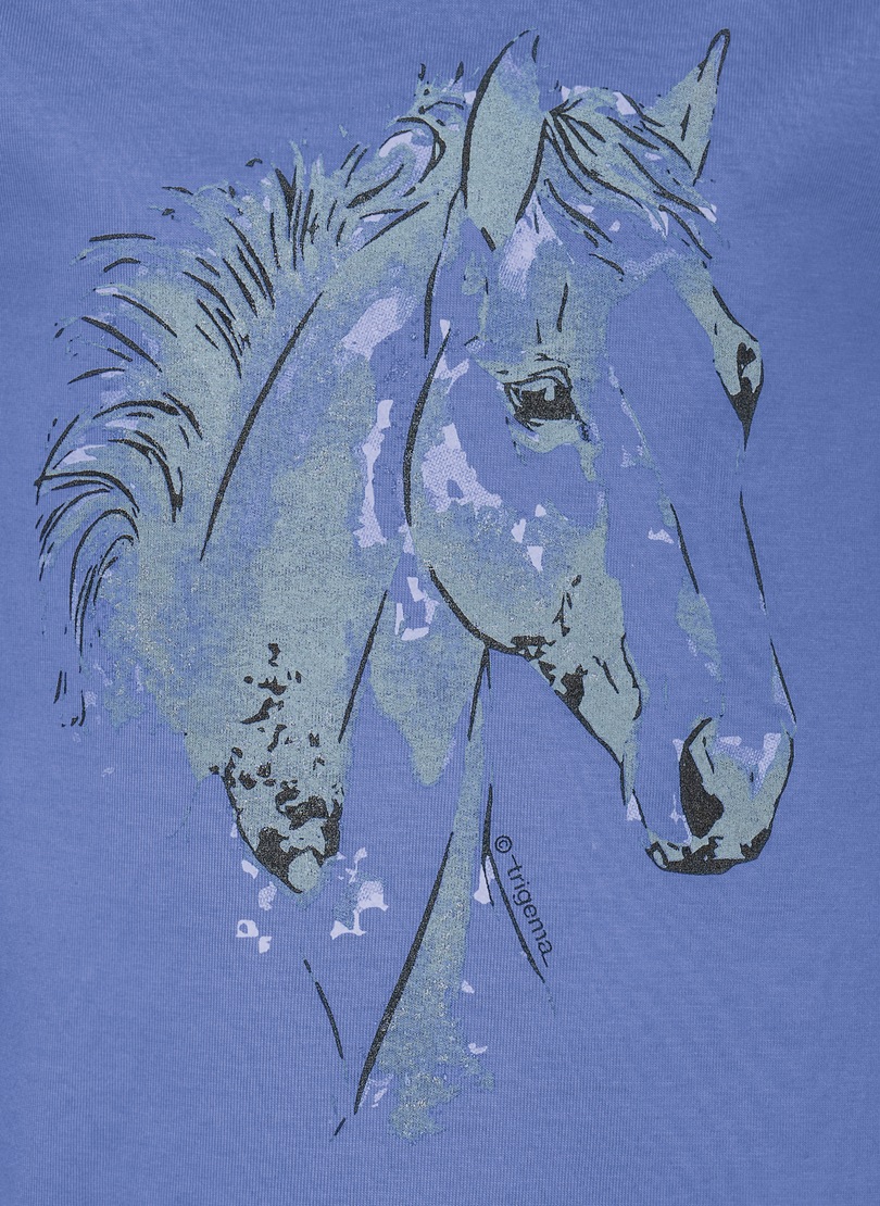 Trigema T-Shirt »TRIGEMA T-Shirt mit | kaufen online niedlichem Pferdemotiv« BAUR
