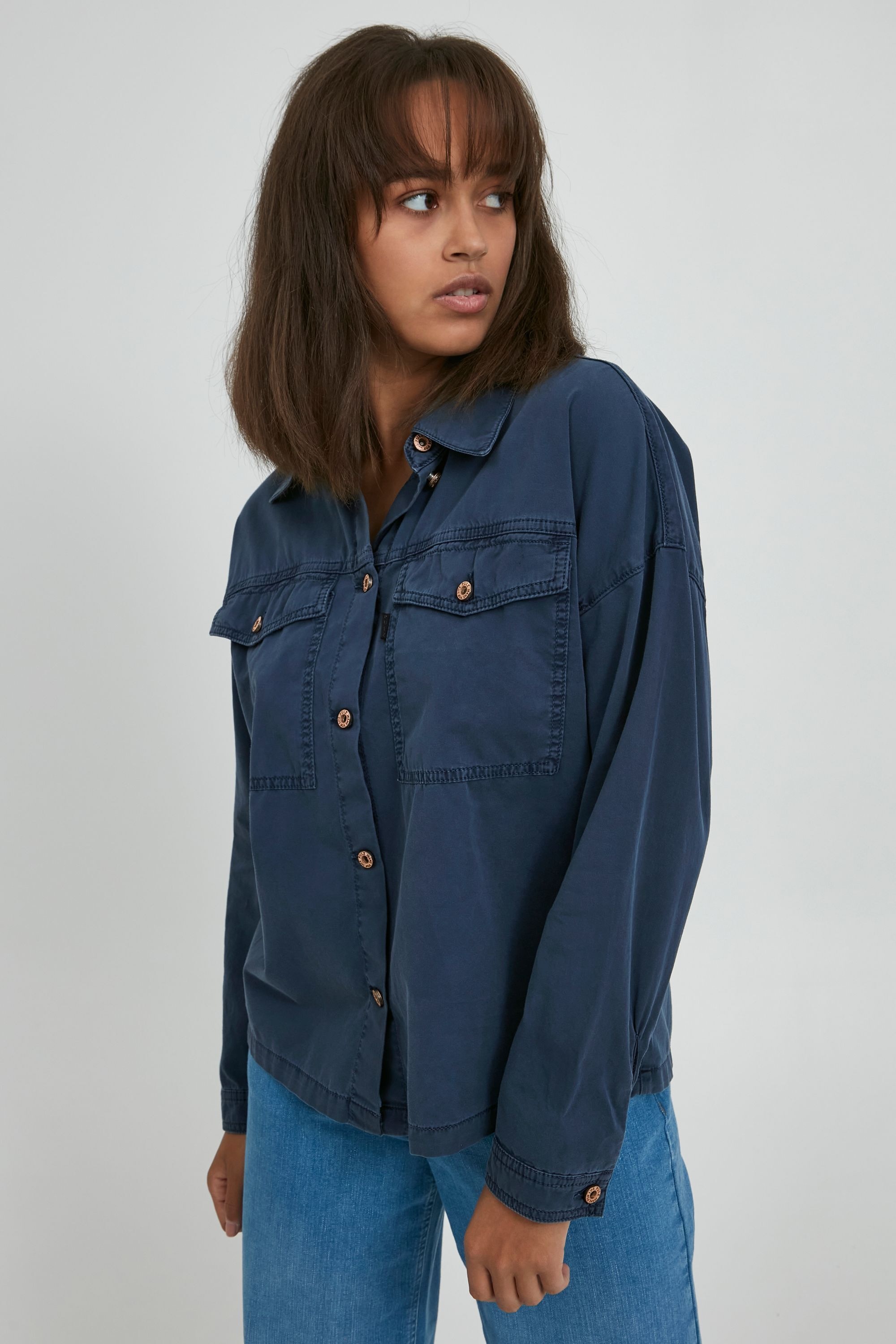 Pulz Jeans Tunika »Langarmhemd PZLene«