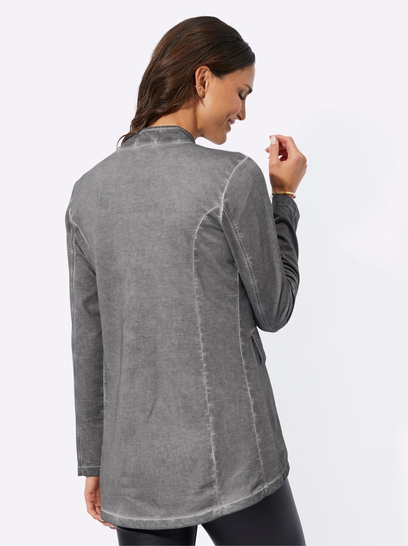Inspirationen Shirtjacke »Sweatjacke«, (1 tlg.)