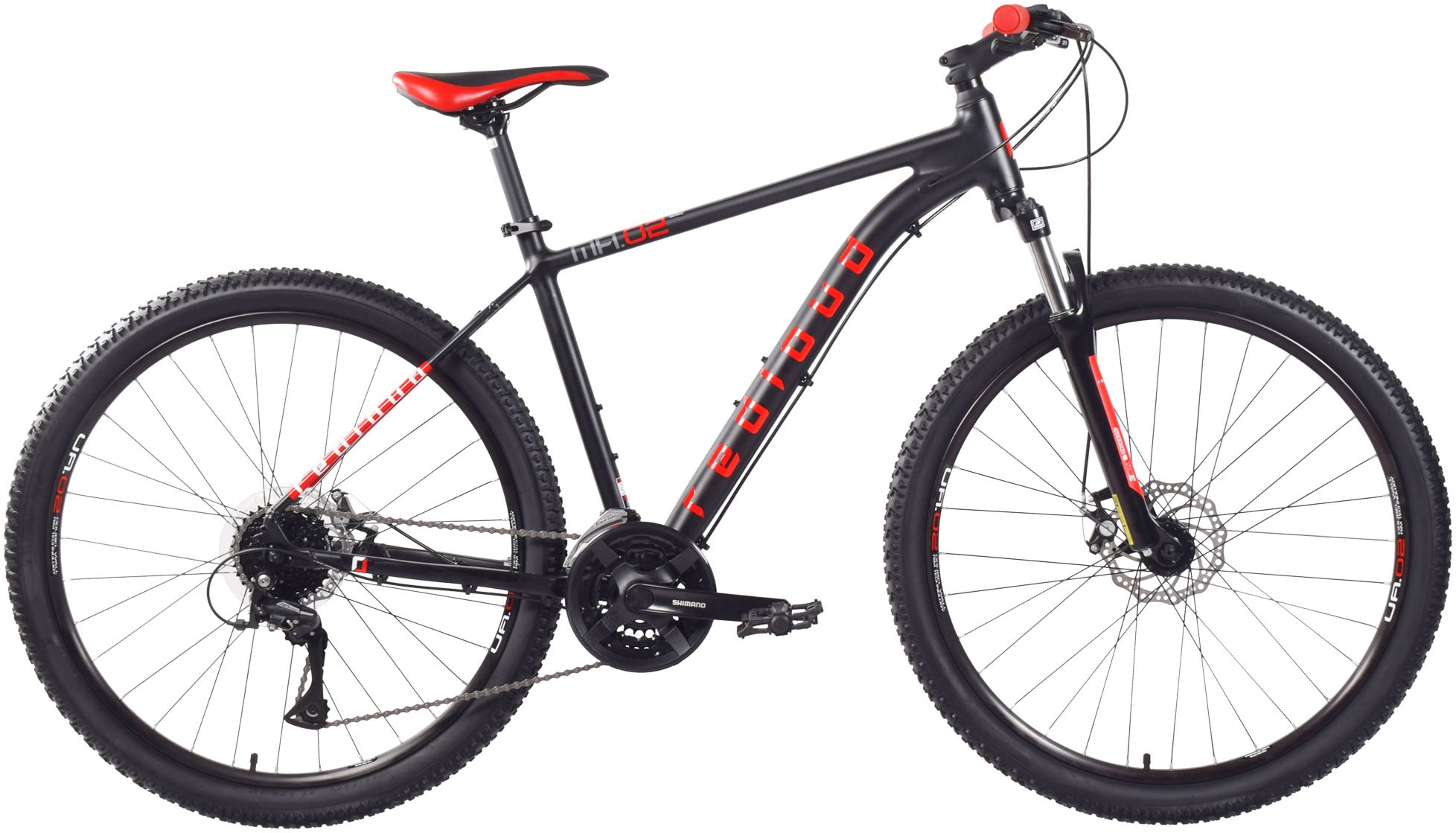 REDLOUD Mountainbike "MA.02", 24 Gang, Shimano, Shimano Acera RD-M3020 Schaltwerk, Kettenschaltung