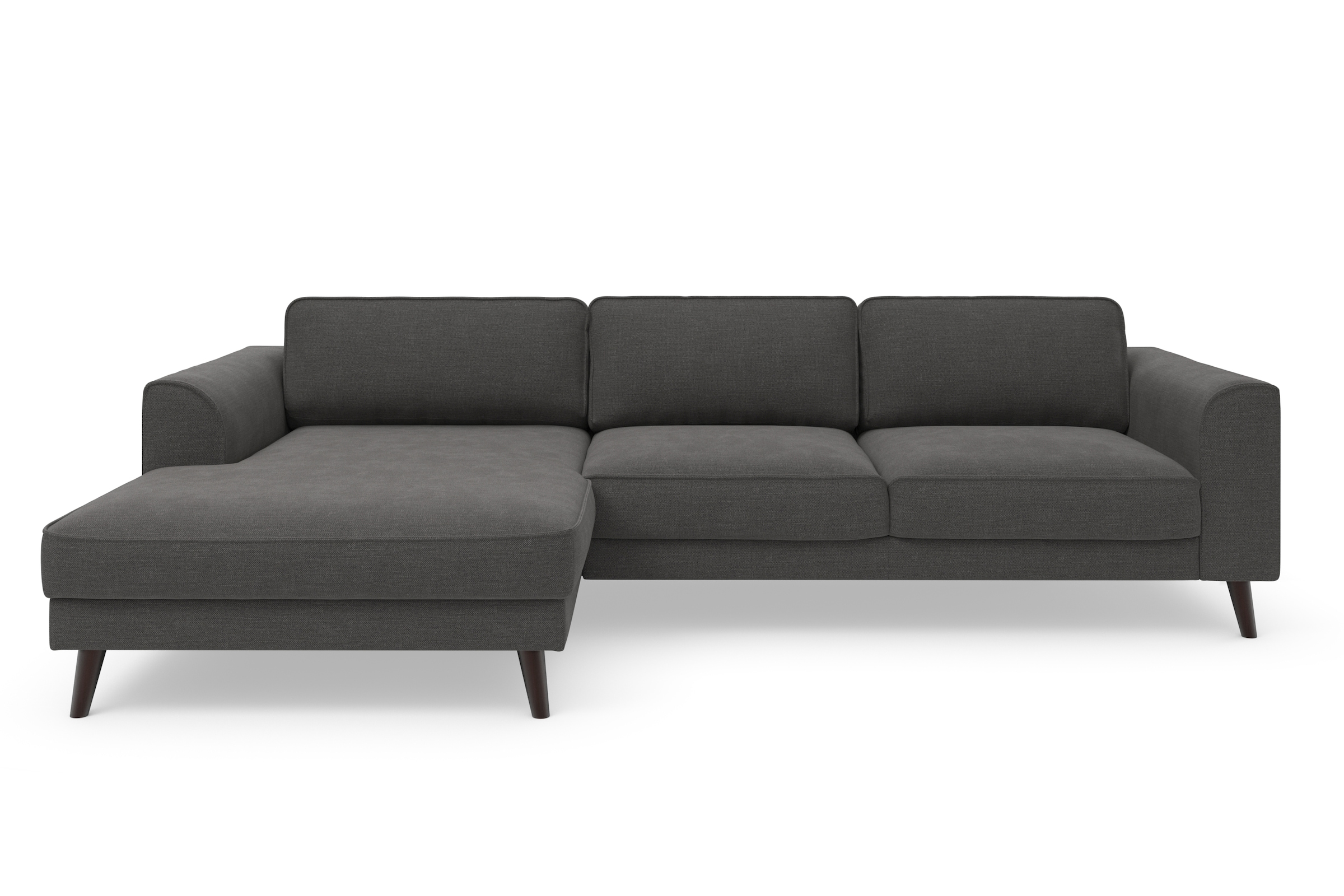 TRENDMANUFAKTUR Ecksofa »Lumber Jack, elegantes Designsofa, zeitlos modern, hoher Sitzkomfort«, wahlweise mit Bettfunktion u. Bettkasten, L-Form