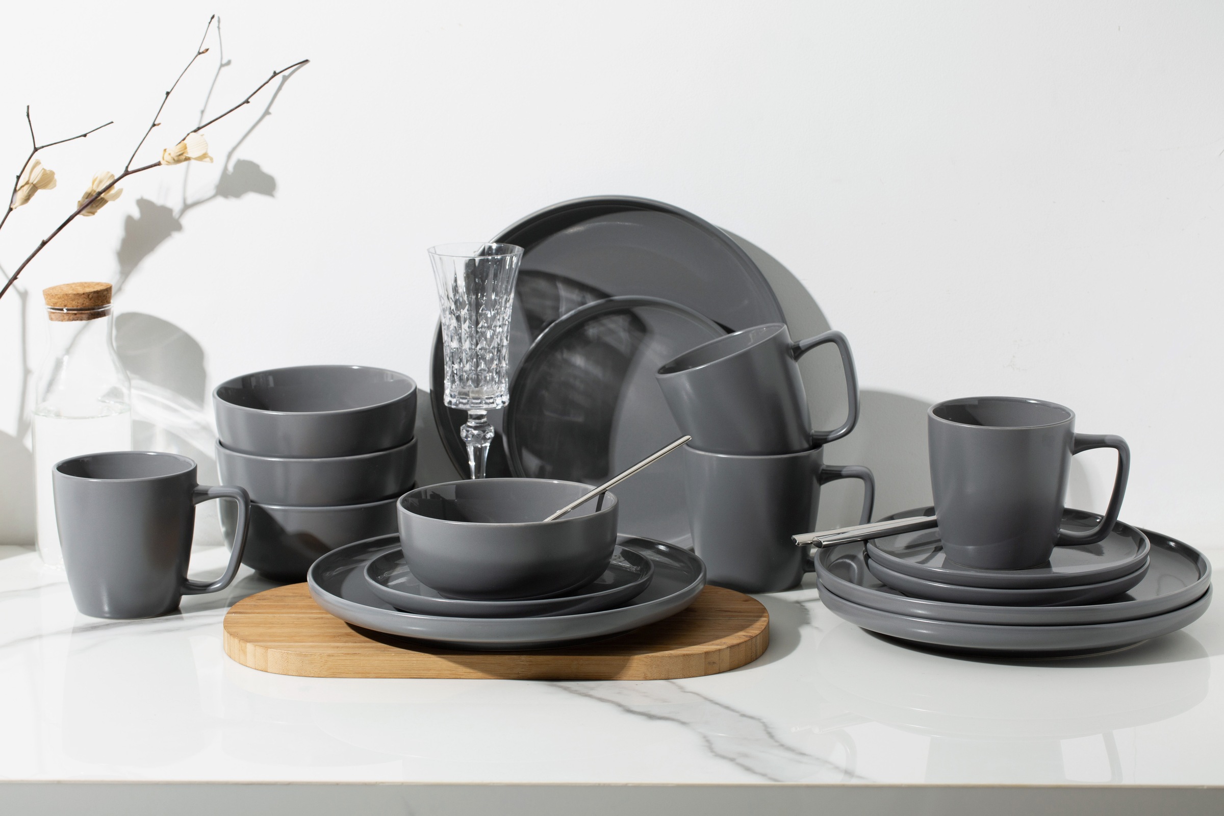 OTTO home Geschirr-Set "Tommik, außen matt, innen glänzend" spülmaschinenfe günstig online kaufen