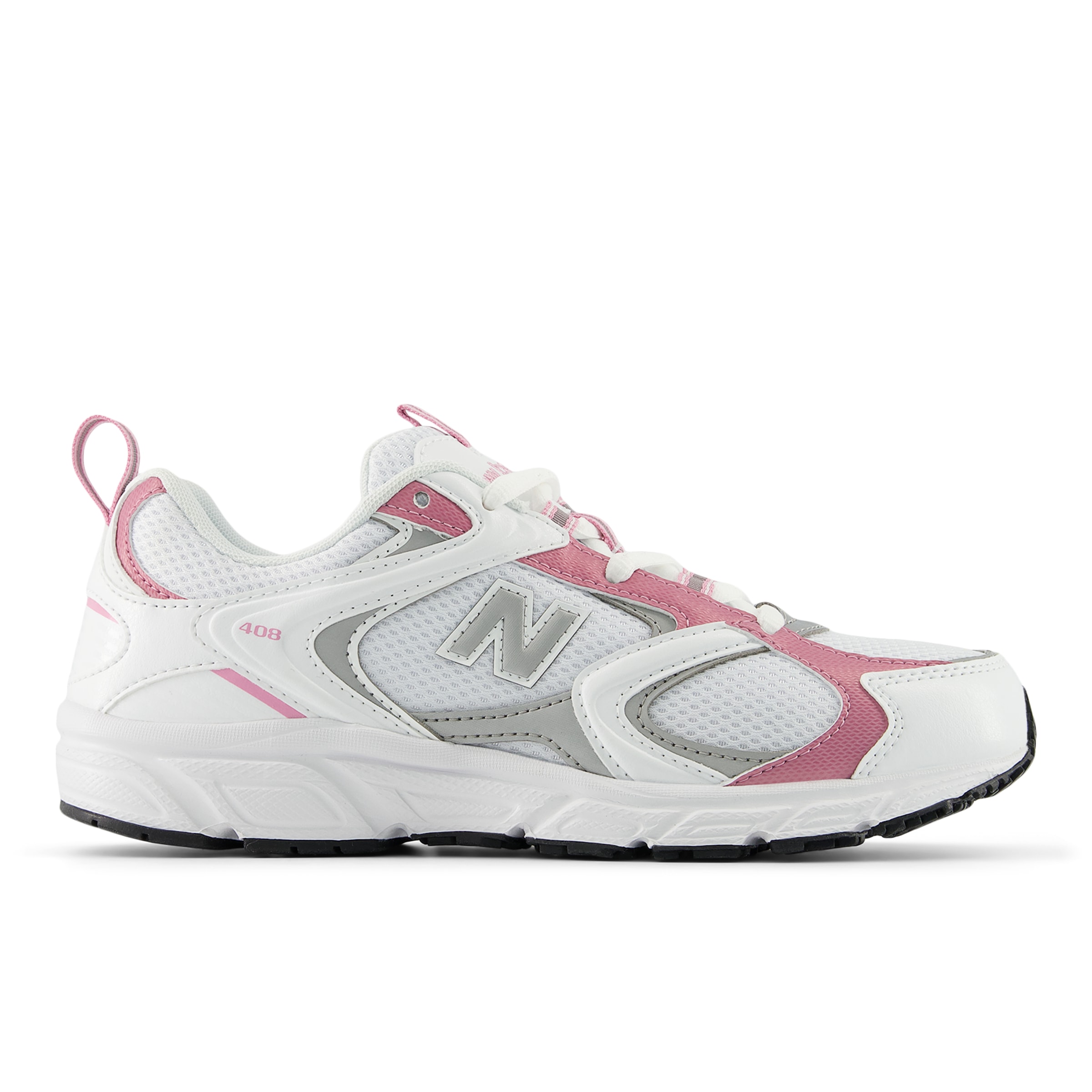 New Balance 408 Sneaker White/Silver Metallic 43 4