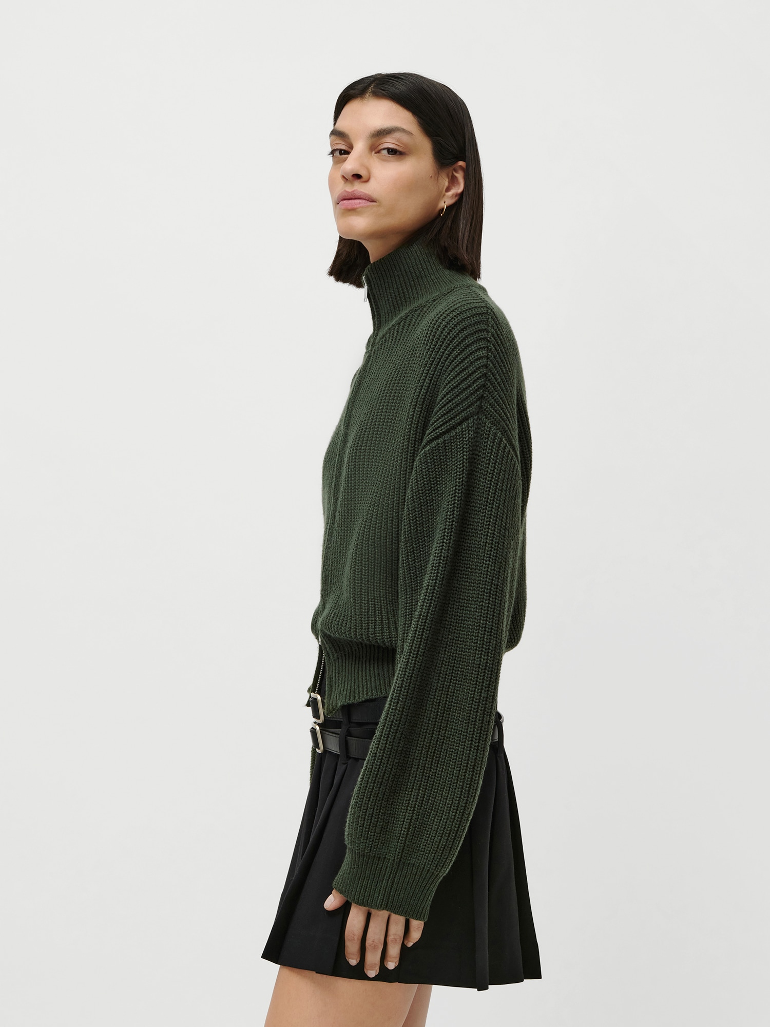 LeGer Strickjacke »Cindy, LeGer by Lena Gercke«, Regular fit mit Rundhalsausschnitt