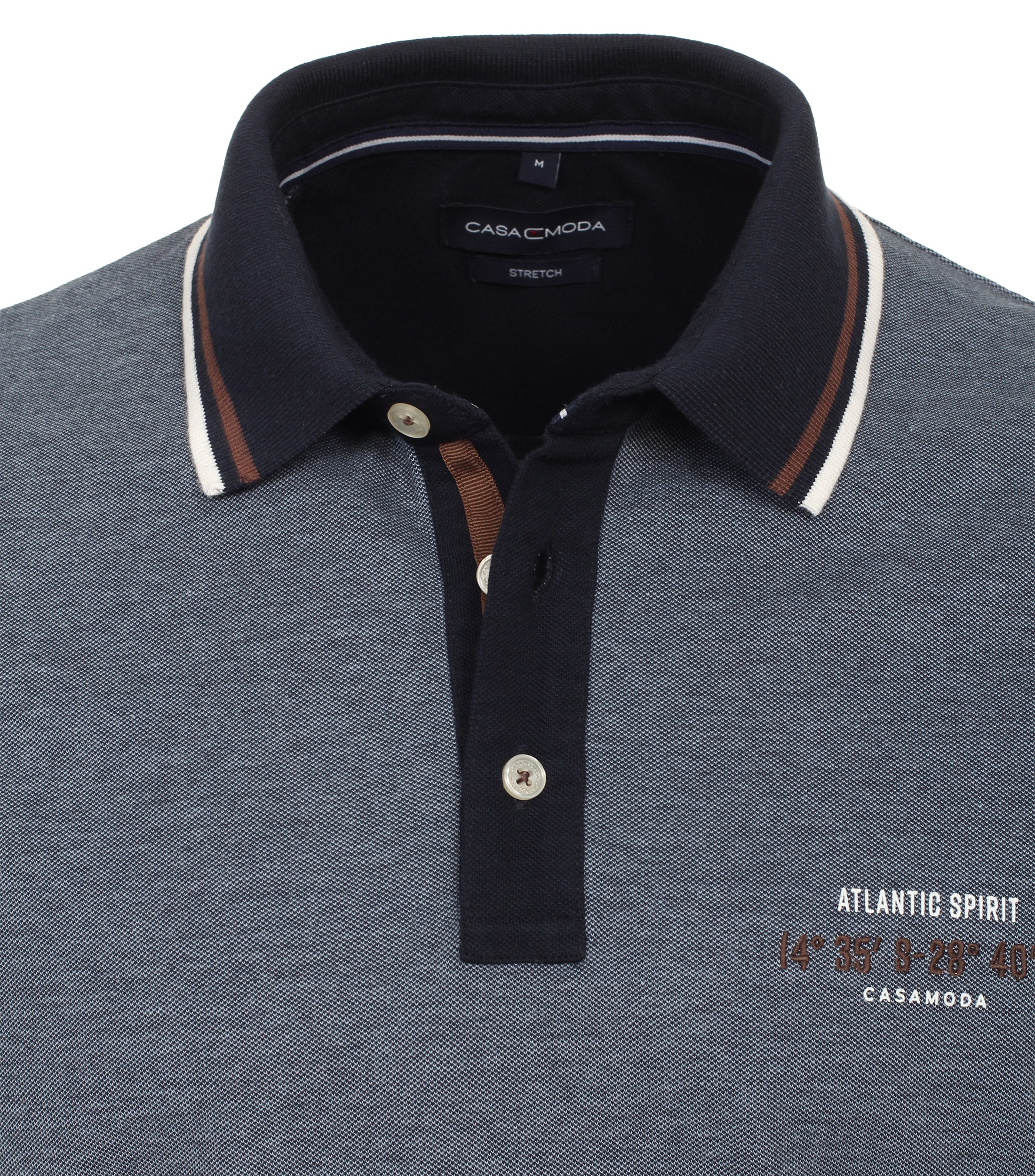 CASAMODA Poloshirt »CASAMODA Polo-Shirt uni«