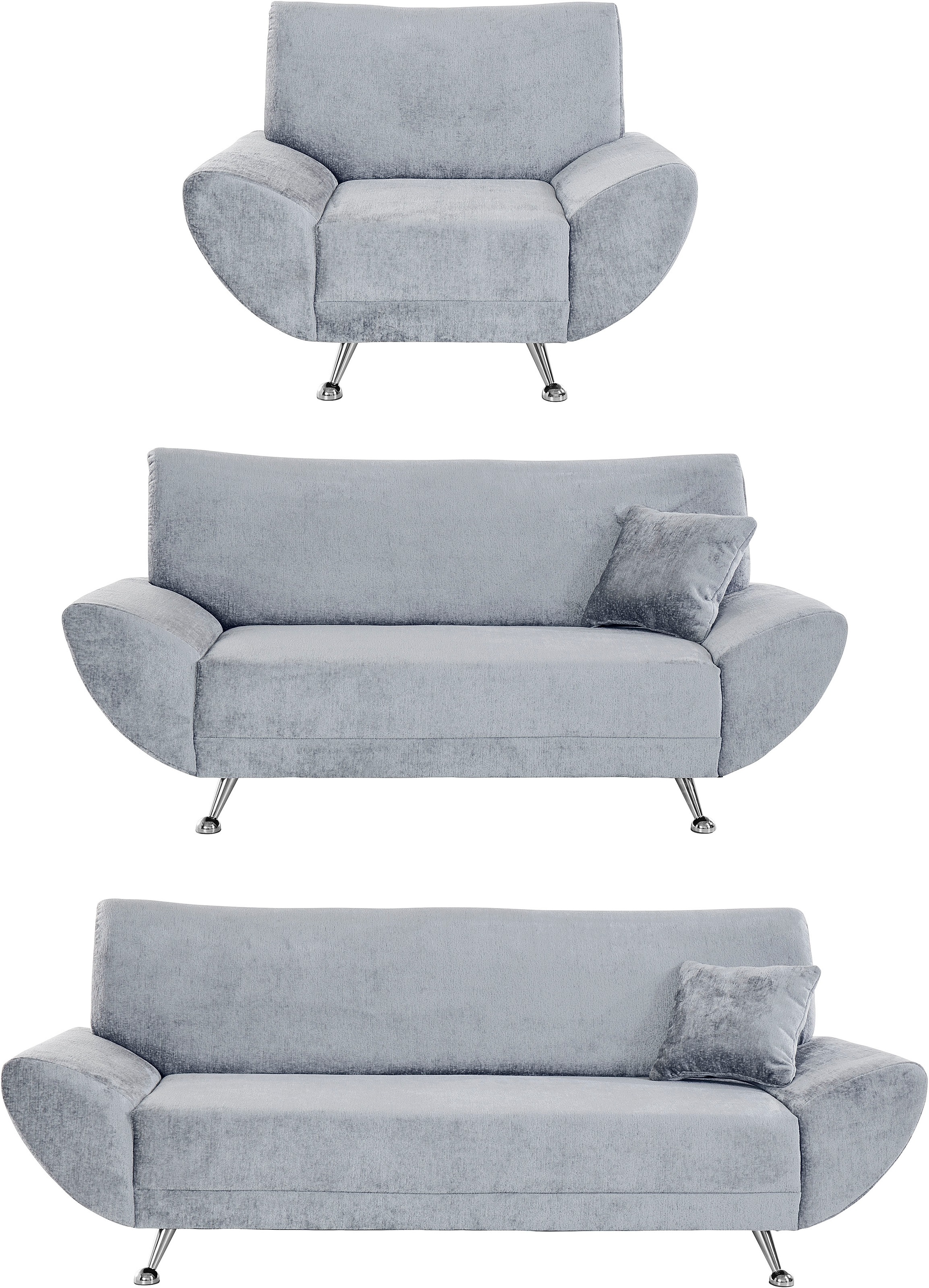 INOSIGN Polstergarnitur "Saltare elegant und komfortabel, OTTOs Choice", (3 günstig online kaufen