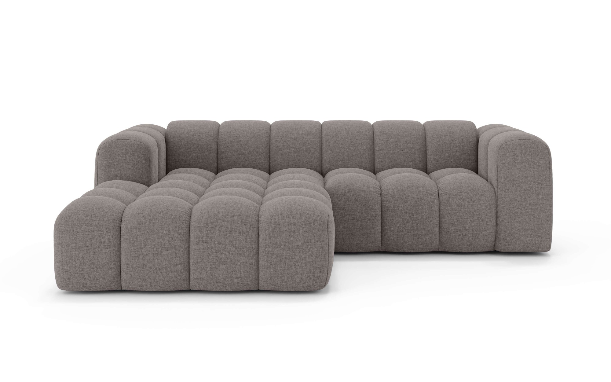OTTO home Ecksofa "KALLIE Design-Sofa mit Wellenunterfederung, Bubble-Optik günstig online kaufen