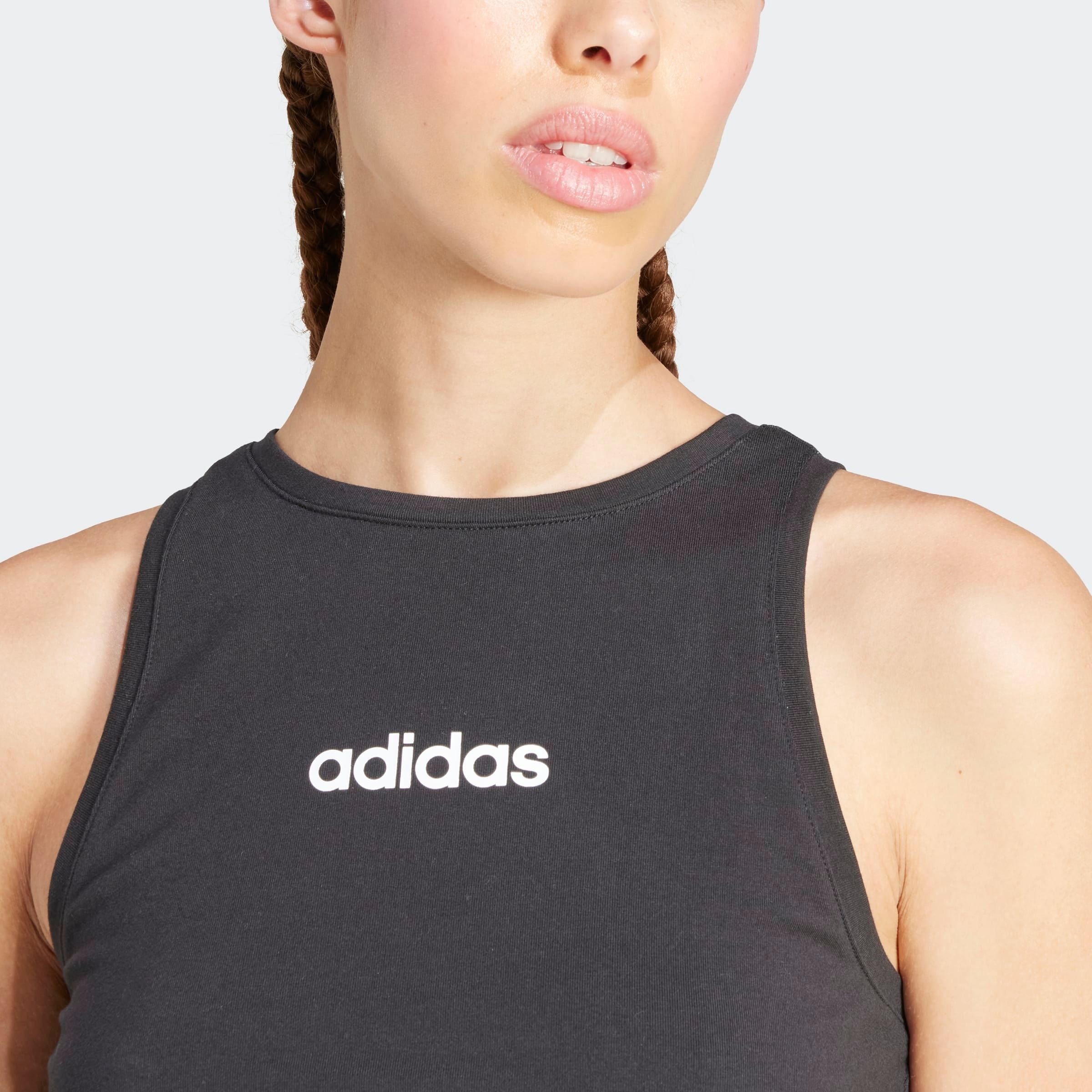 Thumbnail - adidas Sportswear Tanktop "ESSENTIALS LINEAR SLIM COTTON"