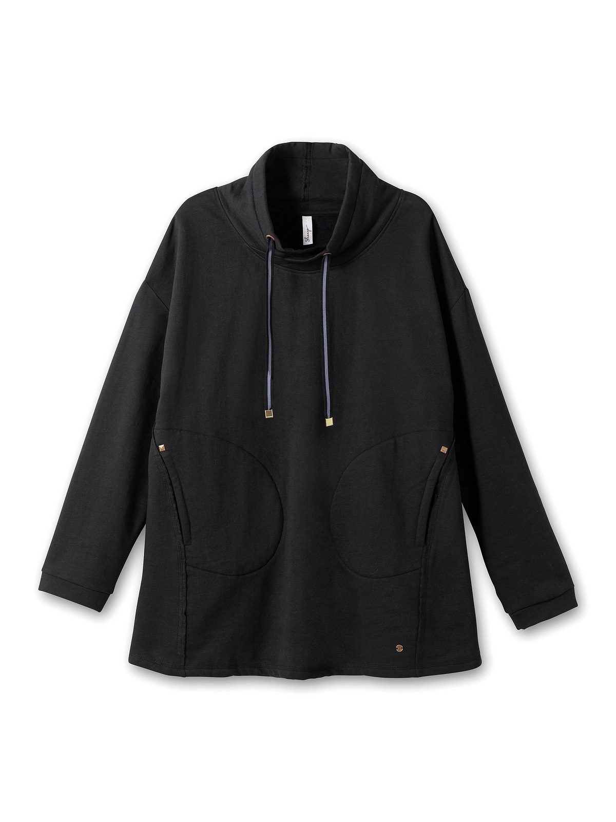 Sheego Sweatshirt »Große Größen« in A-Linie mit Taschen und Kragen XV9668