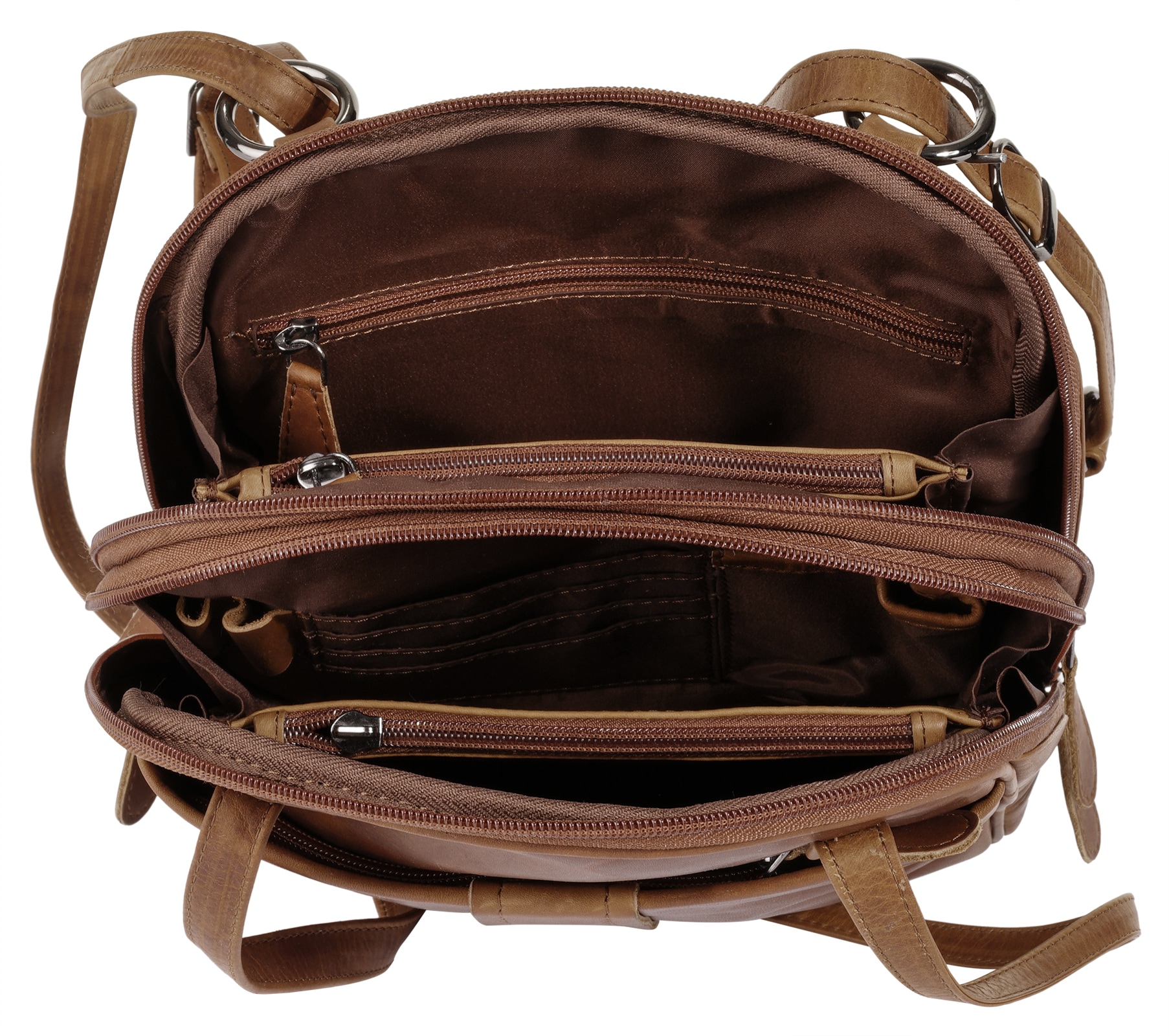 Cluty Cityrucksack, echt Leder