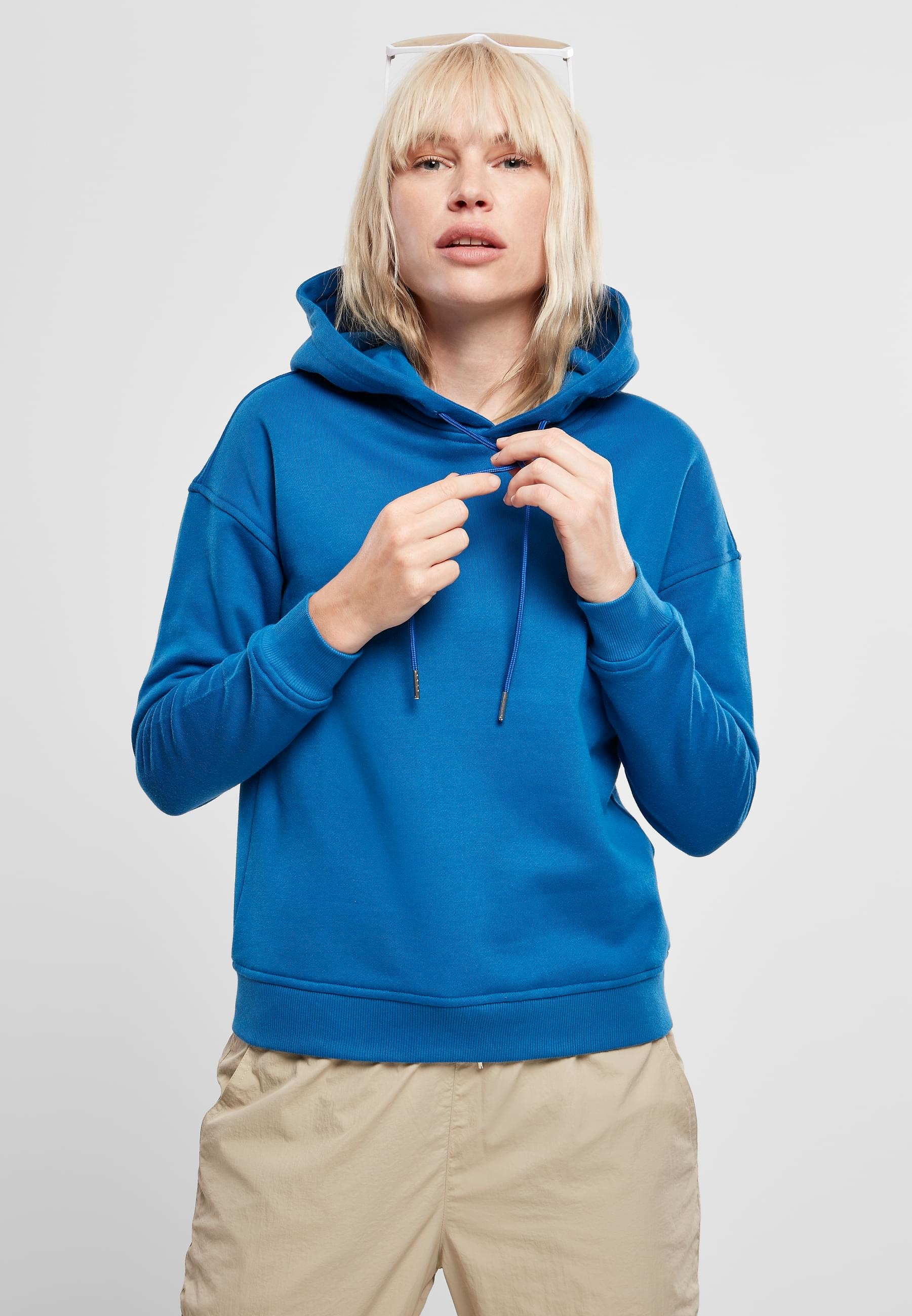 URBAN CLASSICS Kapuzenpullover »Urban Classics Damen Ladies Hoody«, (1 tlg.)