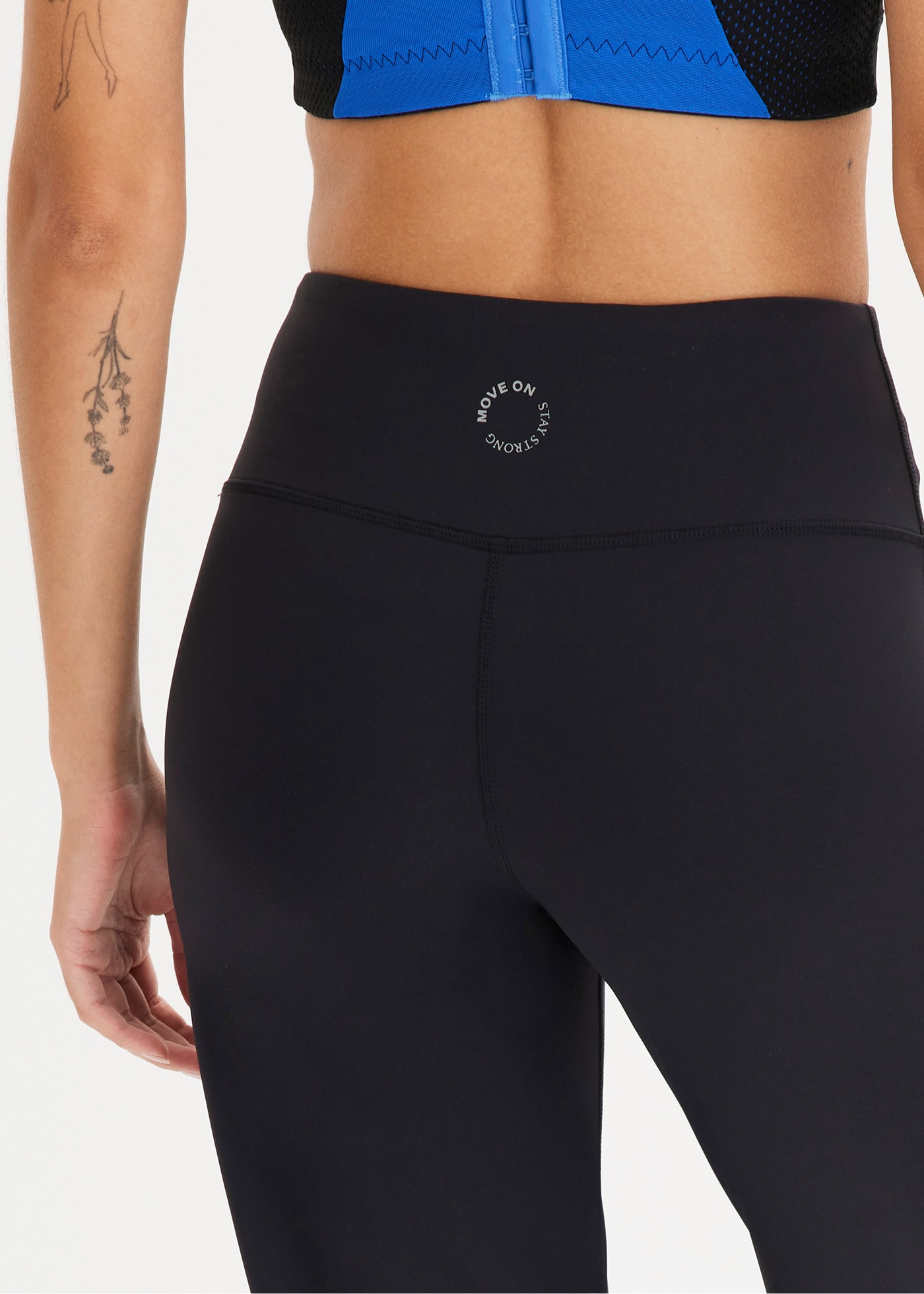 bonprix Funktionsleggings  weiches Material, mit doppeltem Taillenbund, Regular Fit