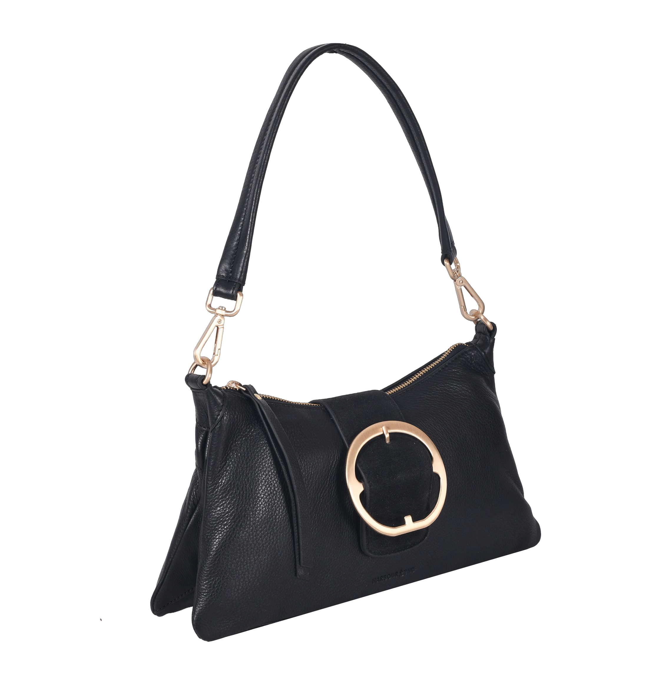 HARBOUR 2nd Schultertasche »Ilaria« Handtasche, Abendtasche mit Reißverschlussfach auf der Rückseite