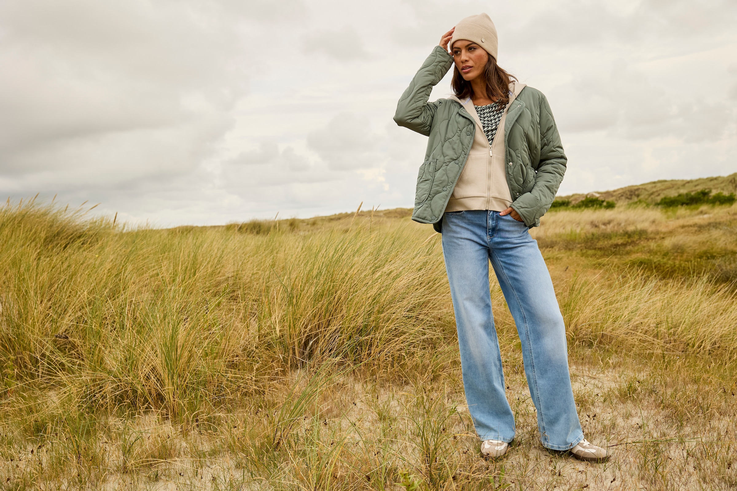 Laura Scott Steppjacke, ohne Kapuze, Leichte Übergangsjacke, mit modischem Steppmuster