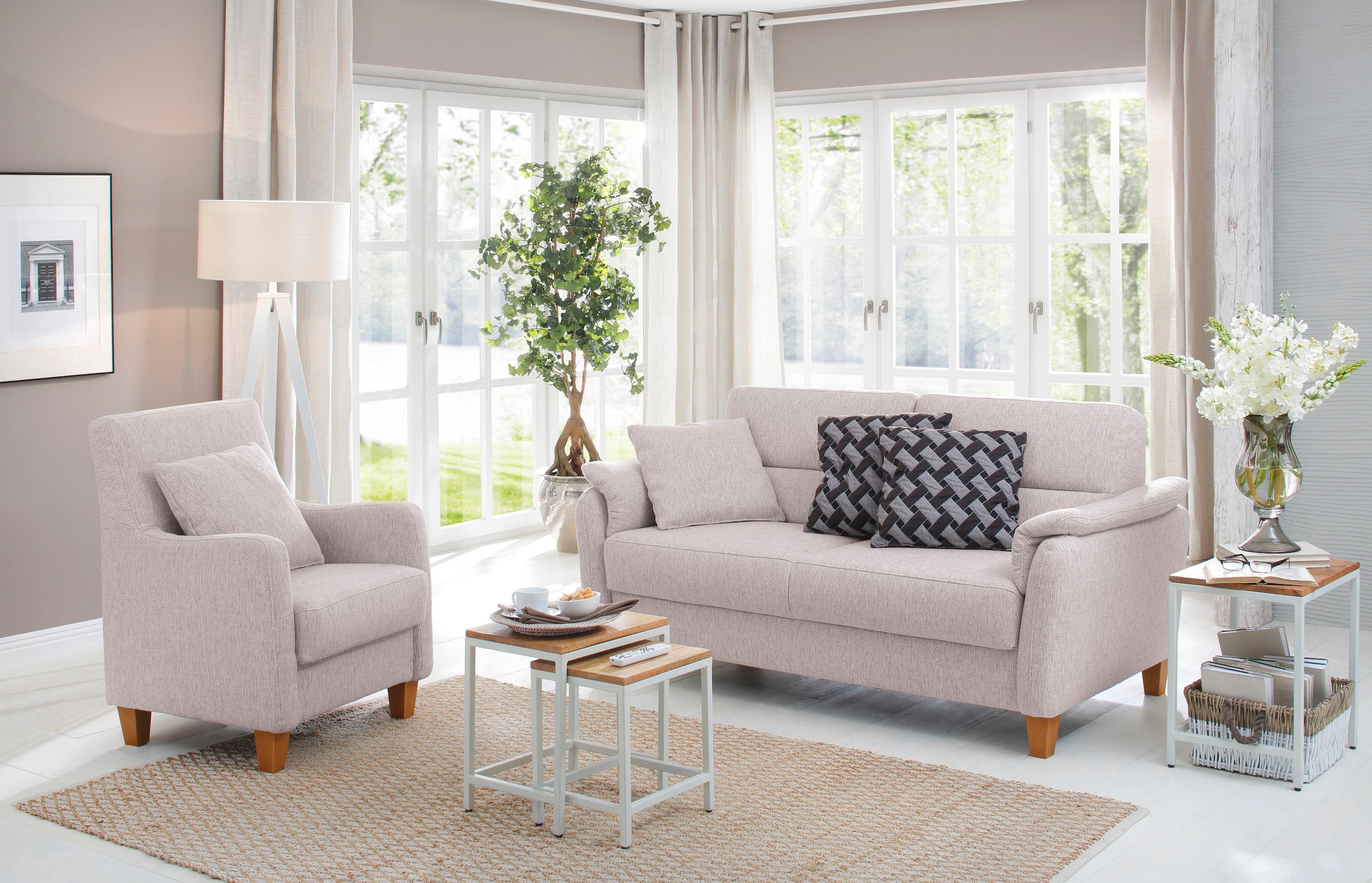 Home affaire Sessel "Palmera, B: 70 cm" mit Federkern günstig online kaufen