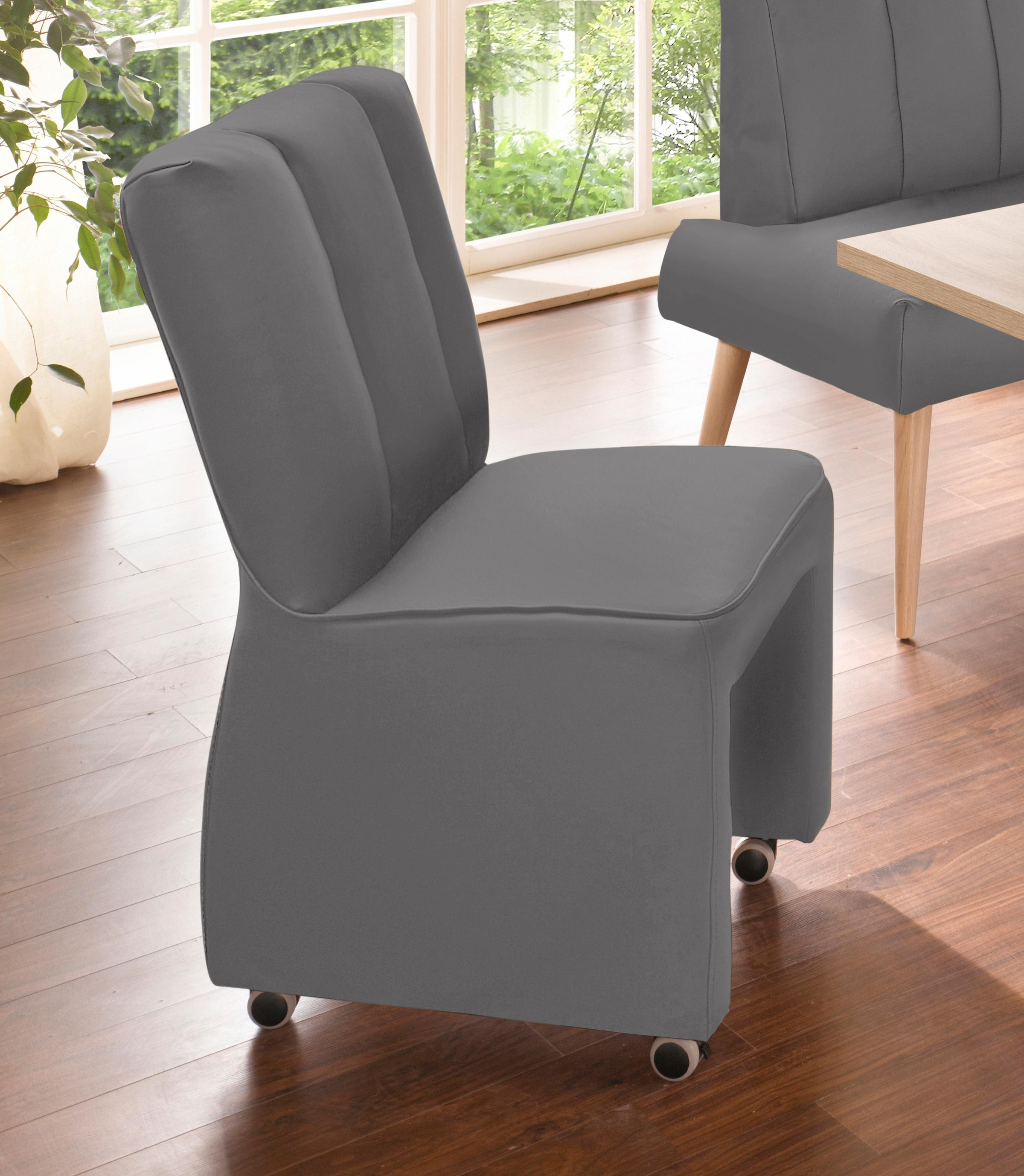 exxpo - sofa fashion Sessel "Costa, Loungesessel, Hochlehnsessel, auf Rolle günstig online kaufen