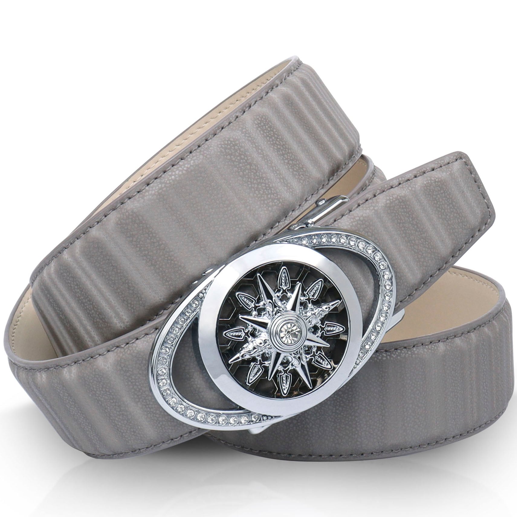 Anthoni Crown Ledergürtel, mit Windrose, kaufen BAUR 3D-Optik, in Lederband | Glitzersteine