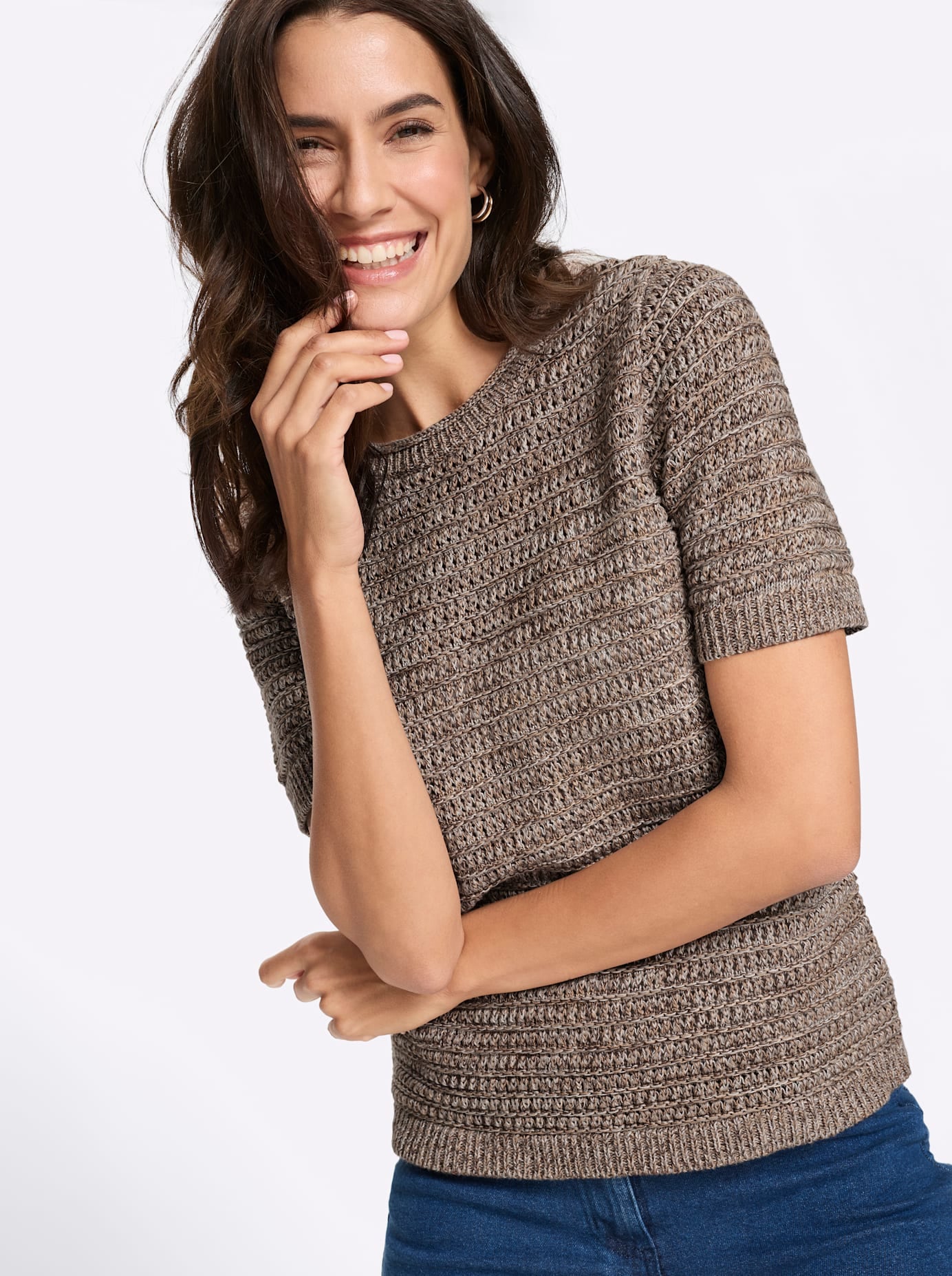 Inspirationen Strickpullover »Baumwoll-Pullover«