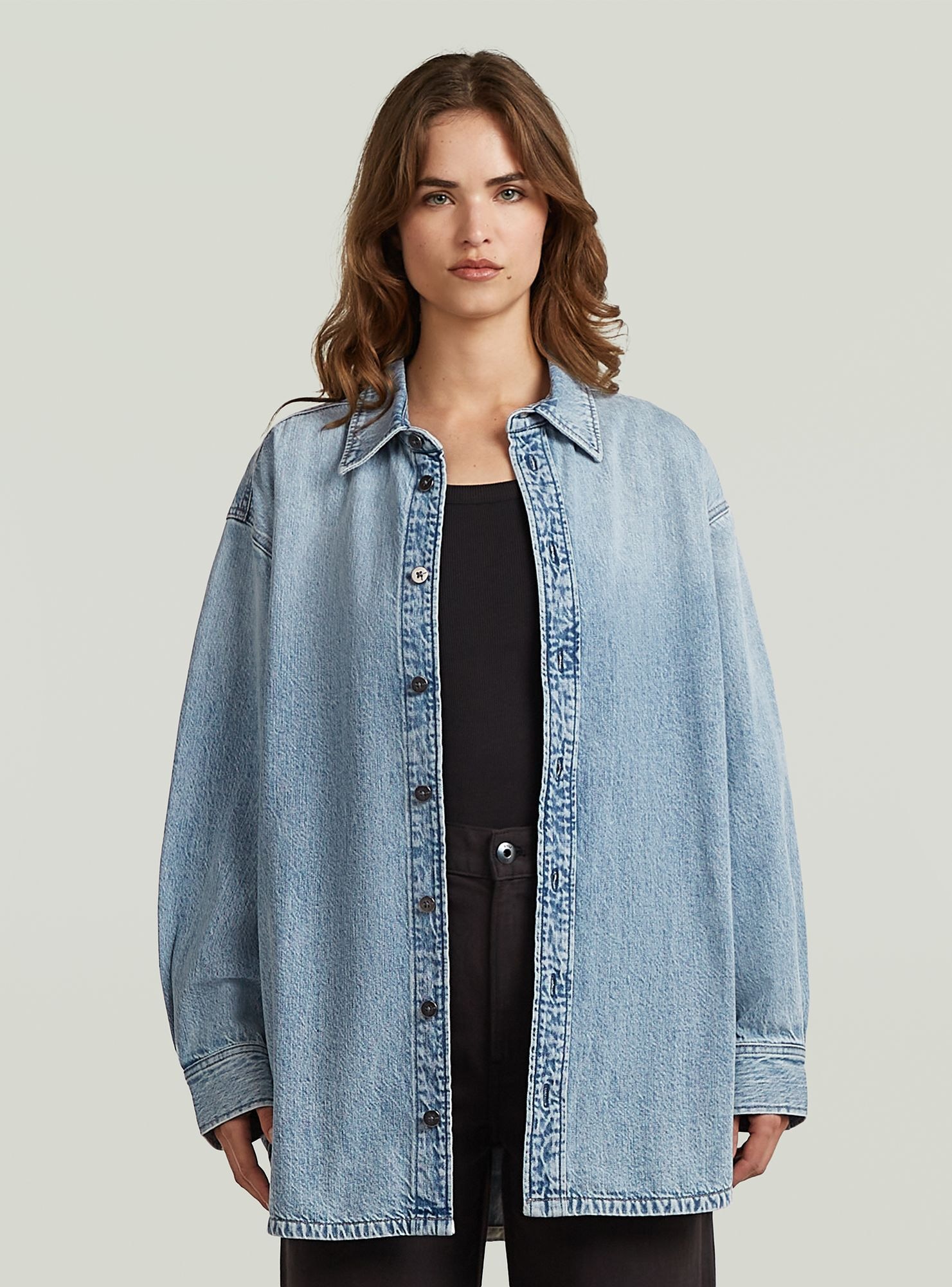 G-STAR Langarmshirt "Maxi Overshirt" günstig online kaufen