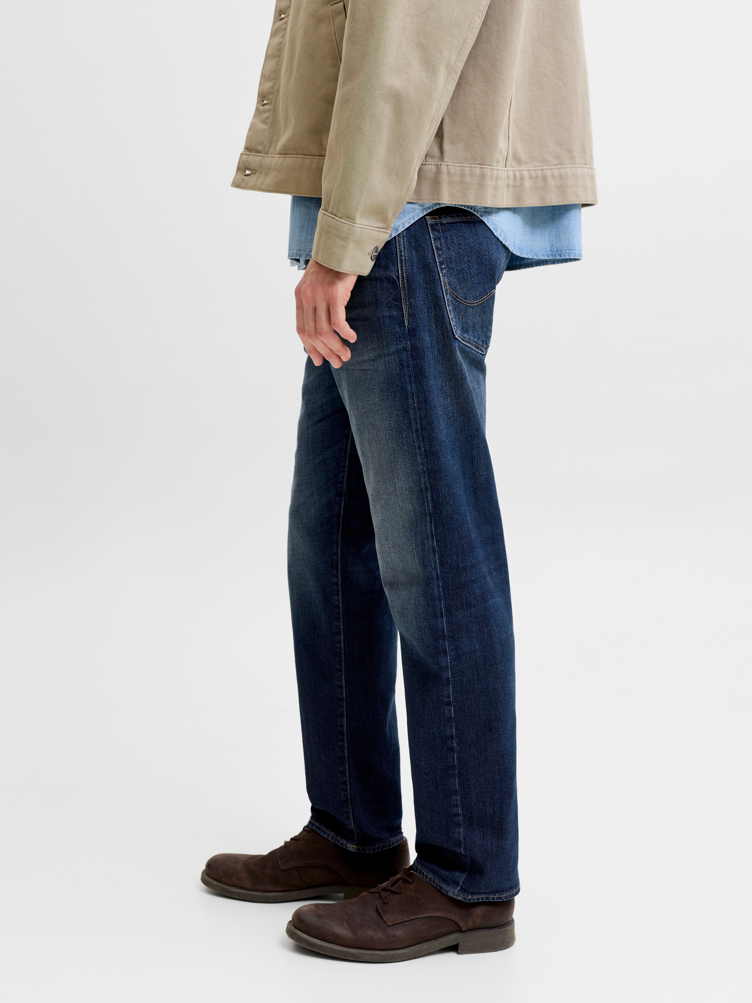 Jack & Jones Relax-fit-Jeans »JJICHRIS JJICON JOS« Baumwollmischung, relaxed fit