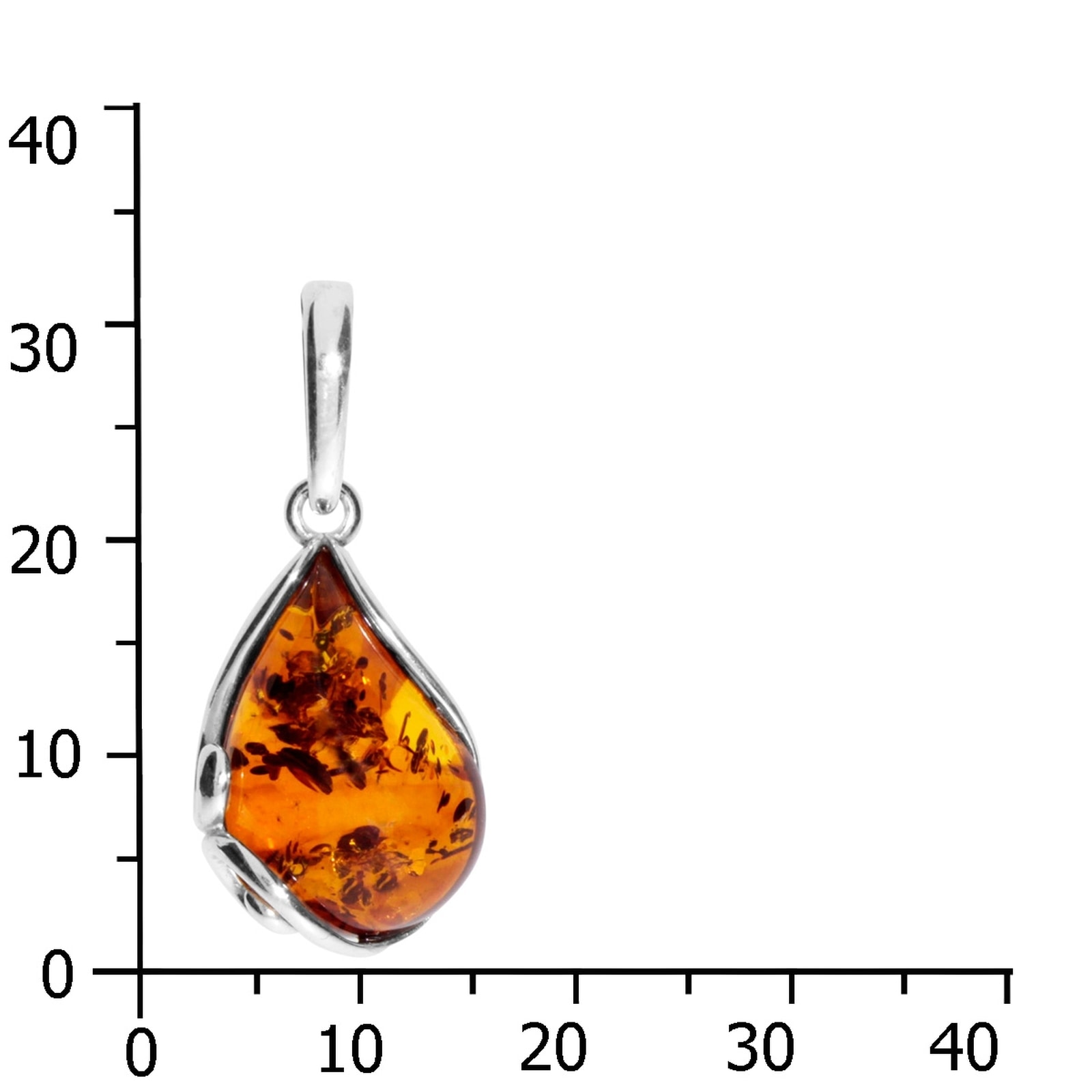 OSTSEE-SCHMUCK Kettenanhänger »- Gabi - Silber 925/000 - Bernstein«