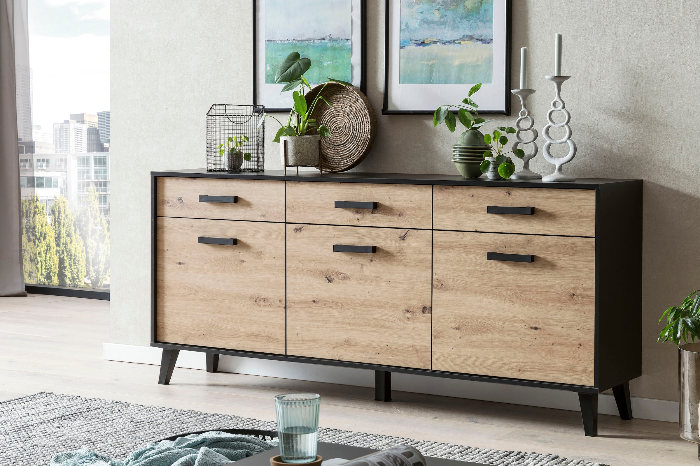 INOSIGN Sideboard »ARTONA«, Breite ca. 186 cm | BAUR